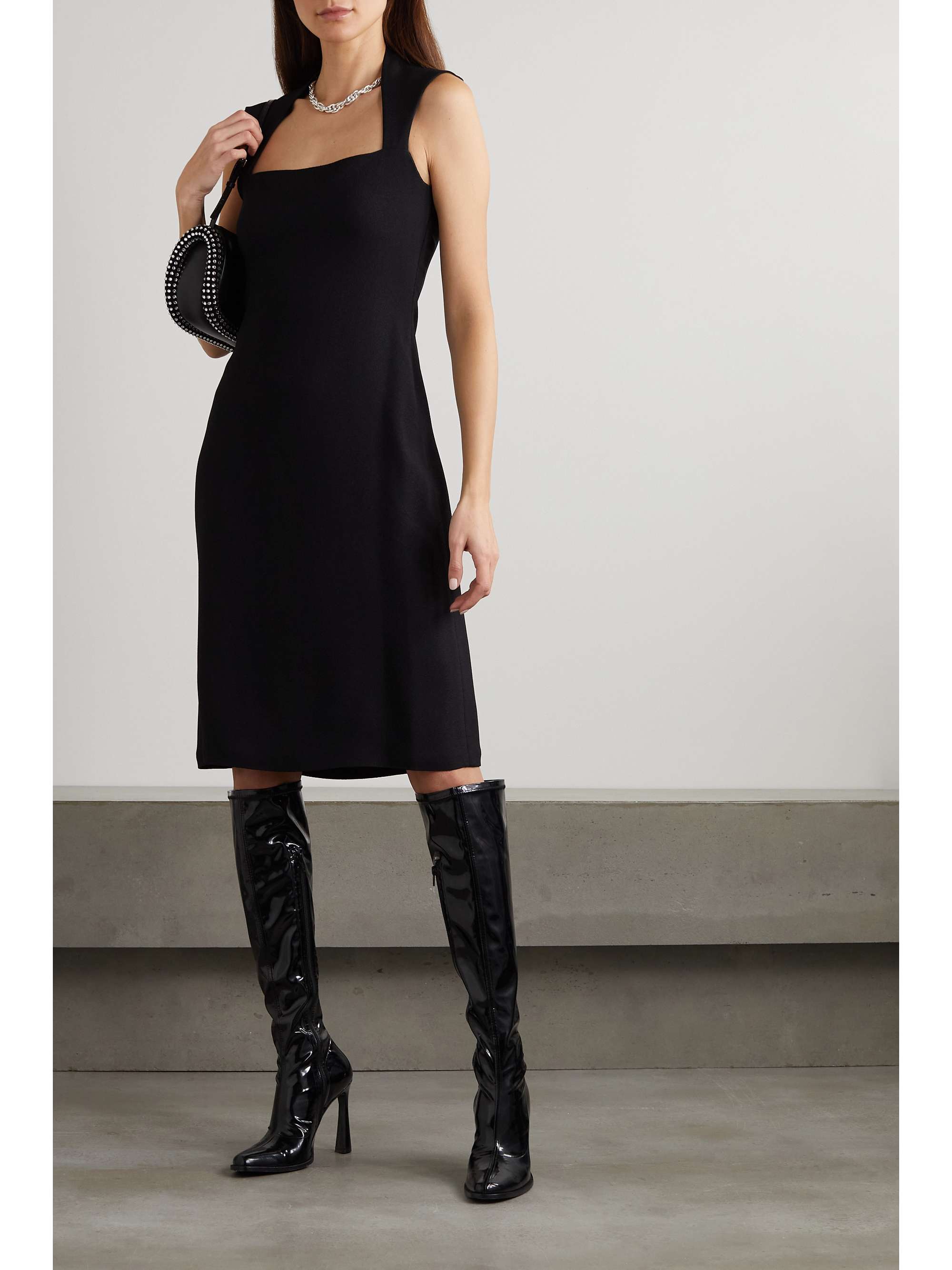 GAUCHERE Crepe midi dress