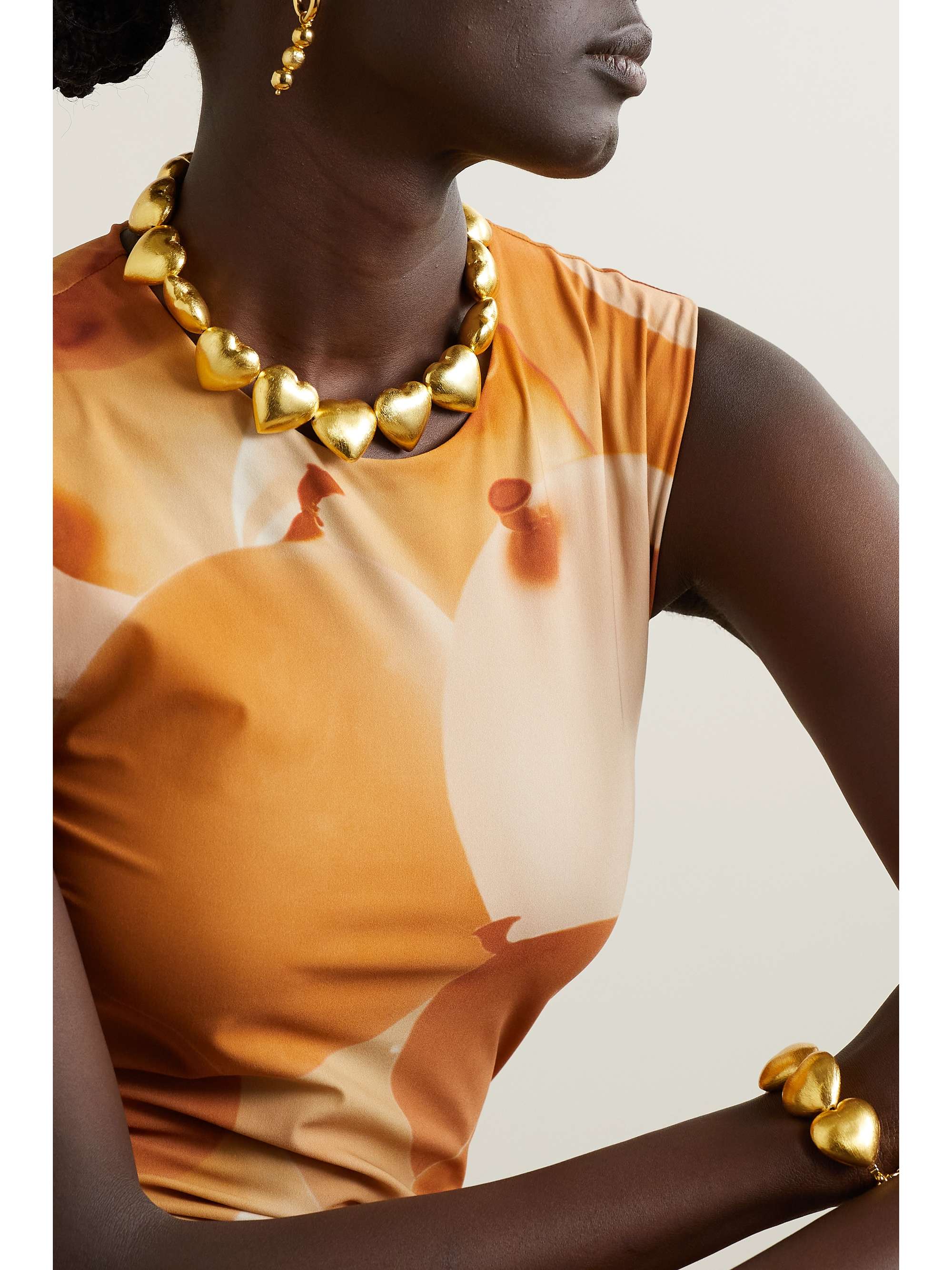 TIMELESS PEARLY Gold-tone necklace