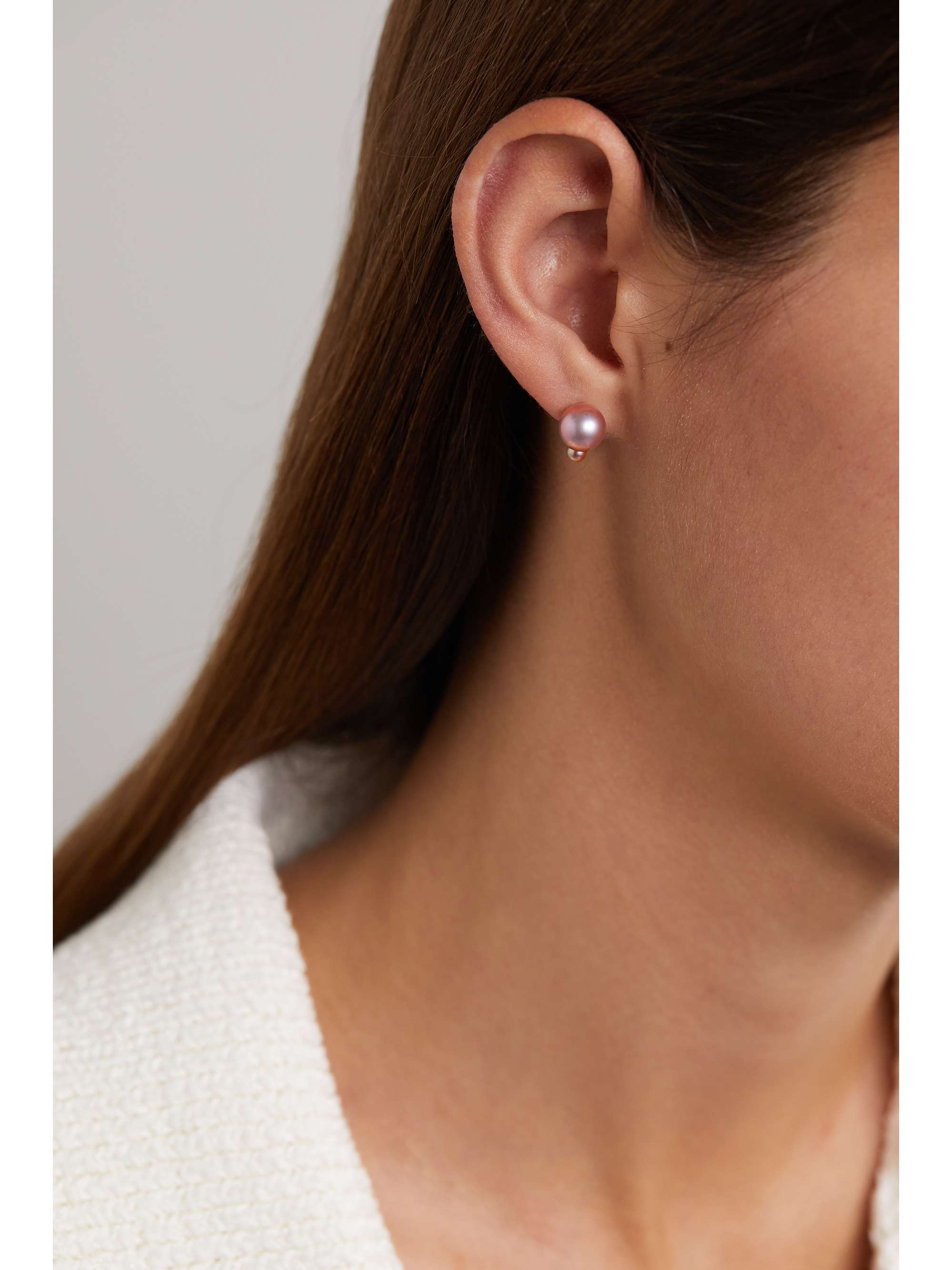 MIZUKI 14-karat gold pearl earrings | NET-A-PORTER MIZUKI 14-karat gold pearl earrings | NET-A-PORTER