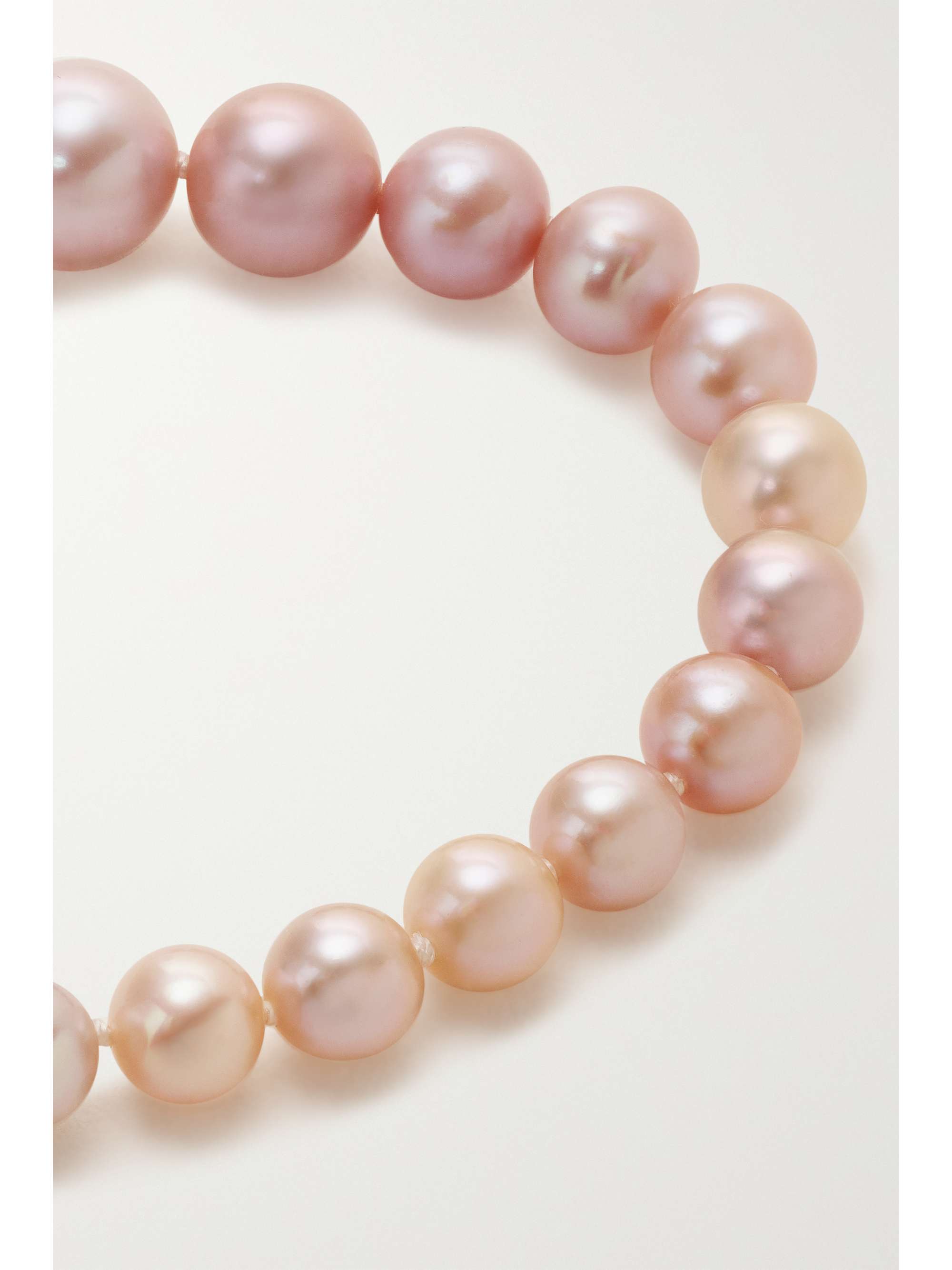 MIZUKI 14-karat gold pearl bracelet
