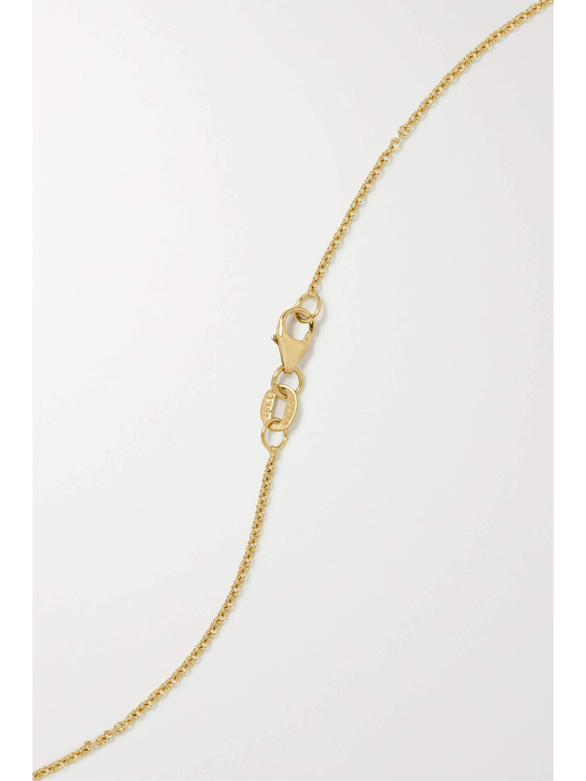 BRENT NEALE Small Mushroom 18-karat gold multi-stone necklace