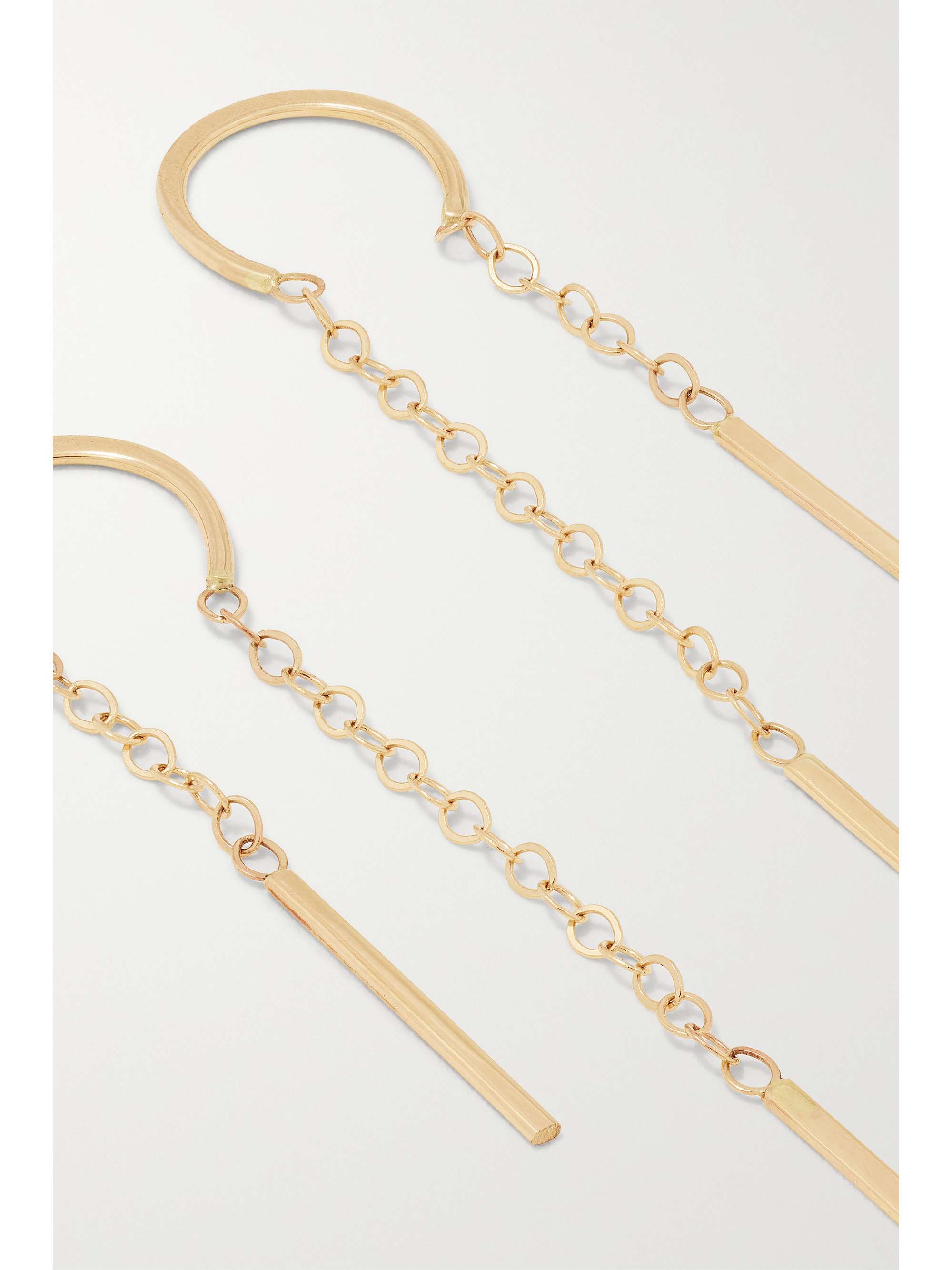 MELISSA JOY MANNING Horseshoe Ohrringe aus recyceltem 14 Karat Gold