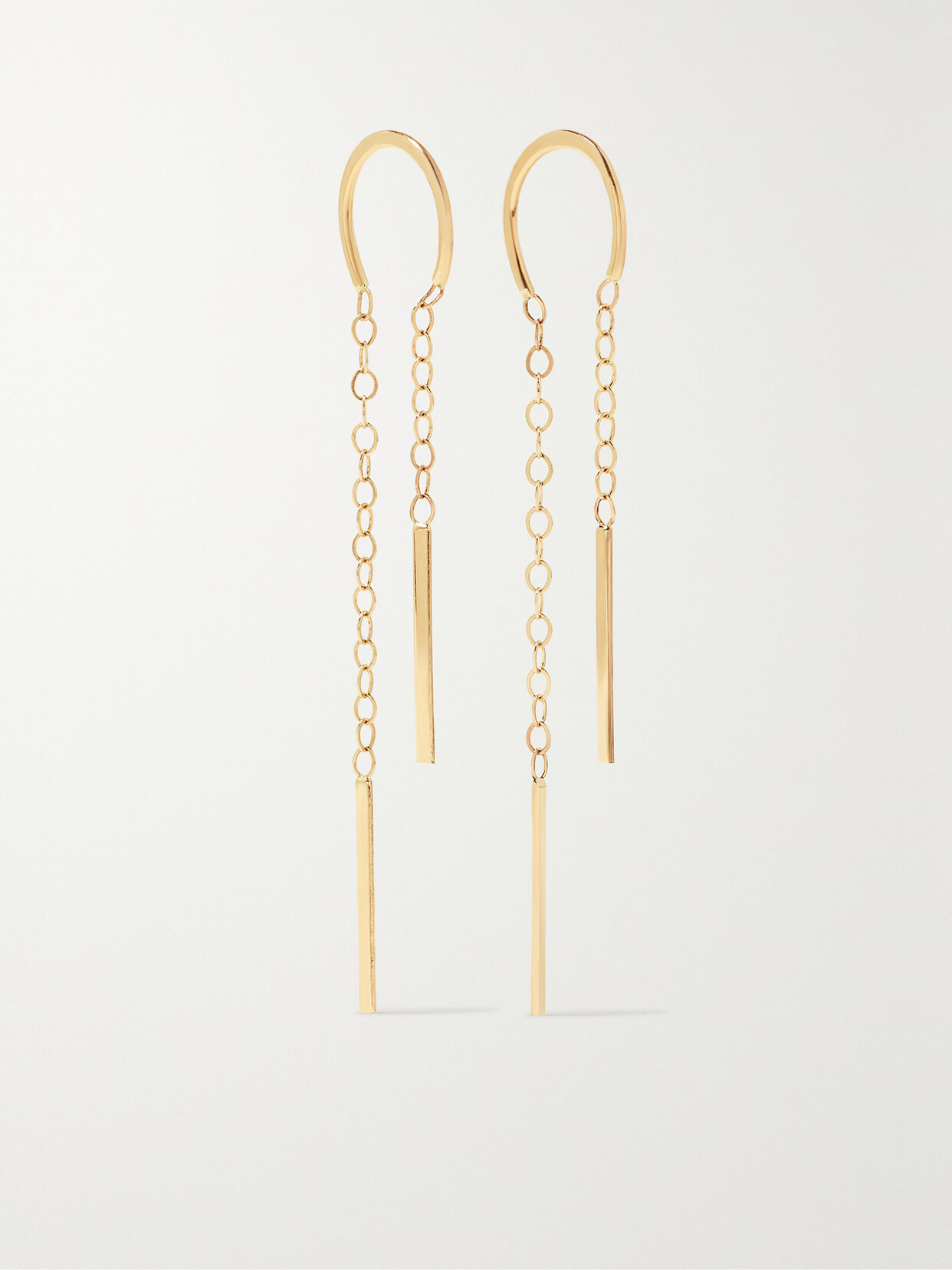 Melissa Joy Manning - Horseshoe 14-karat Recycled Gold Earrings - one size