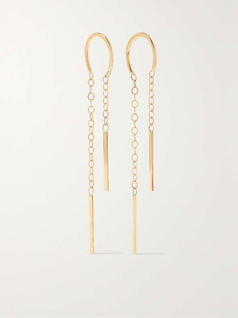 Melissa Joy Manning Horseshoe 14-karat Recycled Gold Earrings