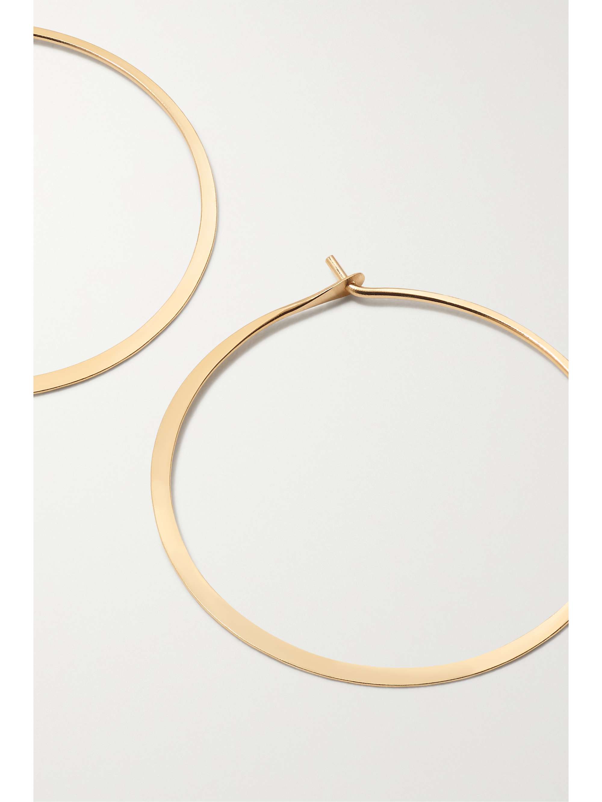MELISSA JOY MANNING 14-karat recycled gold hoop earrings