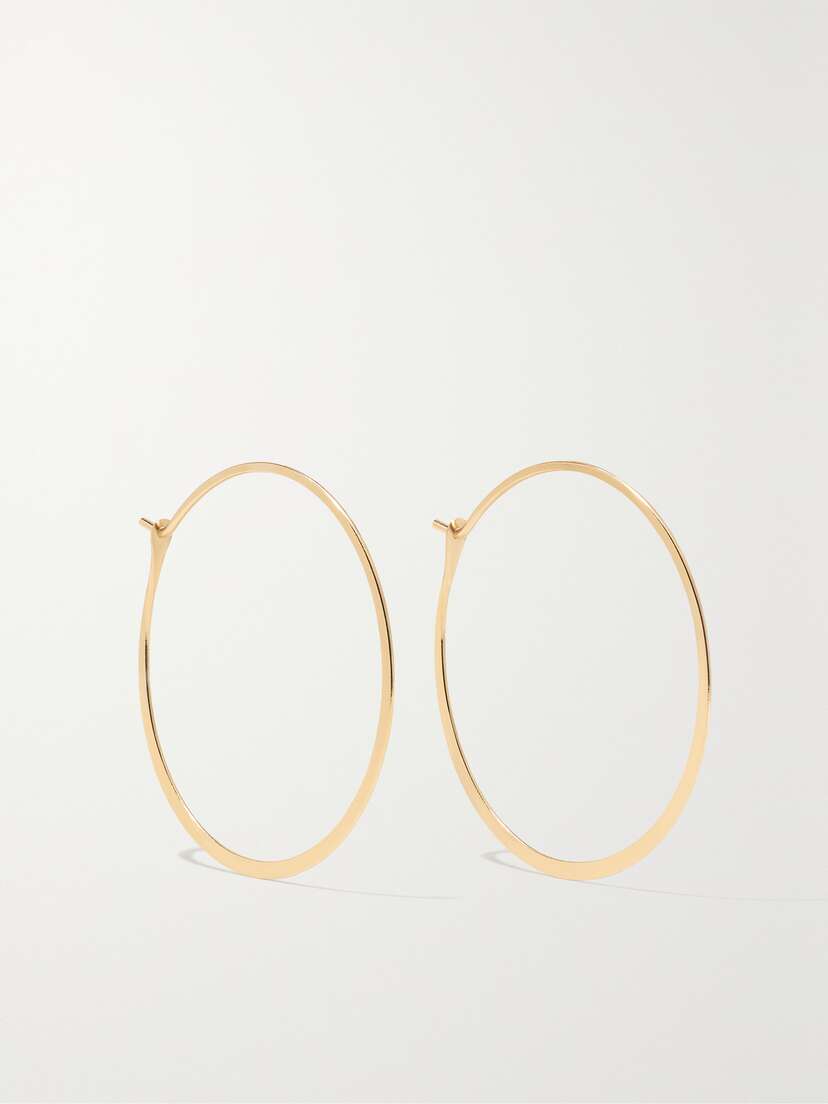 Melissa Joy Manning 14-karat Recycled Gold Hoop Earrings