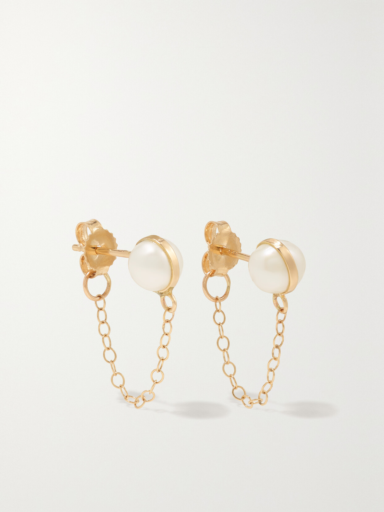 Melissa Joy Manning 14-karat Recycled Gold Pearl Earrings