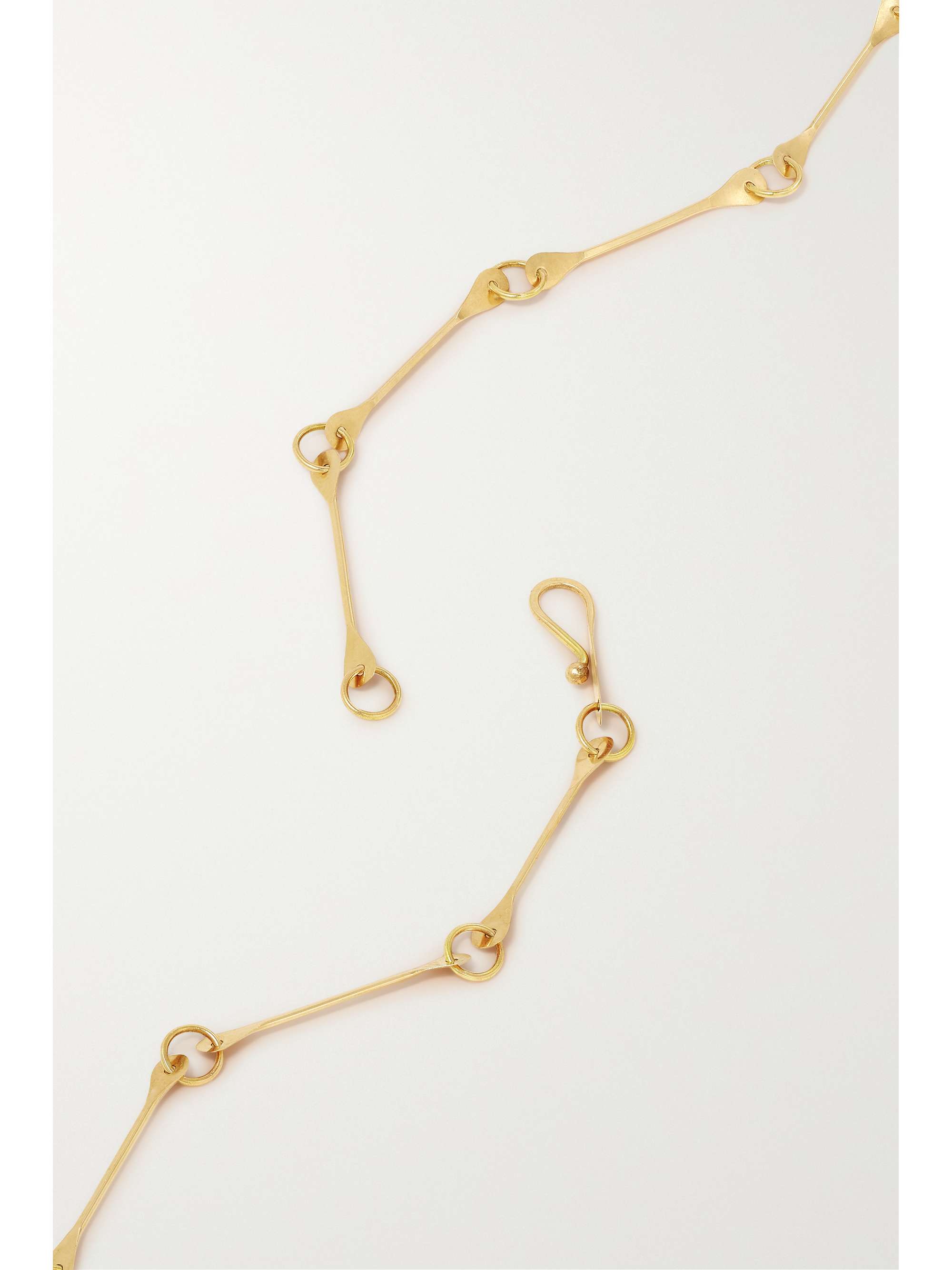 MELISSA JOY MANNING 14-karat recycled gold turquoise necklace
