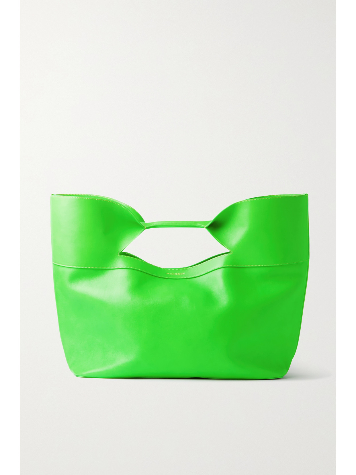 Alexander McQueen - The Bow Leather Tote - Green