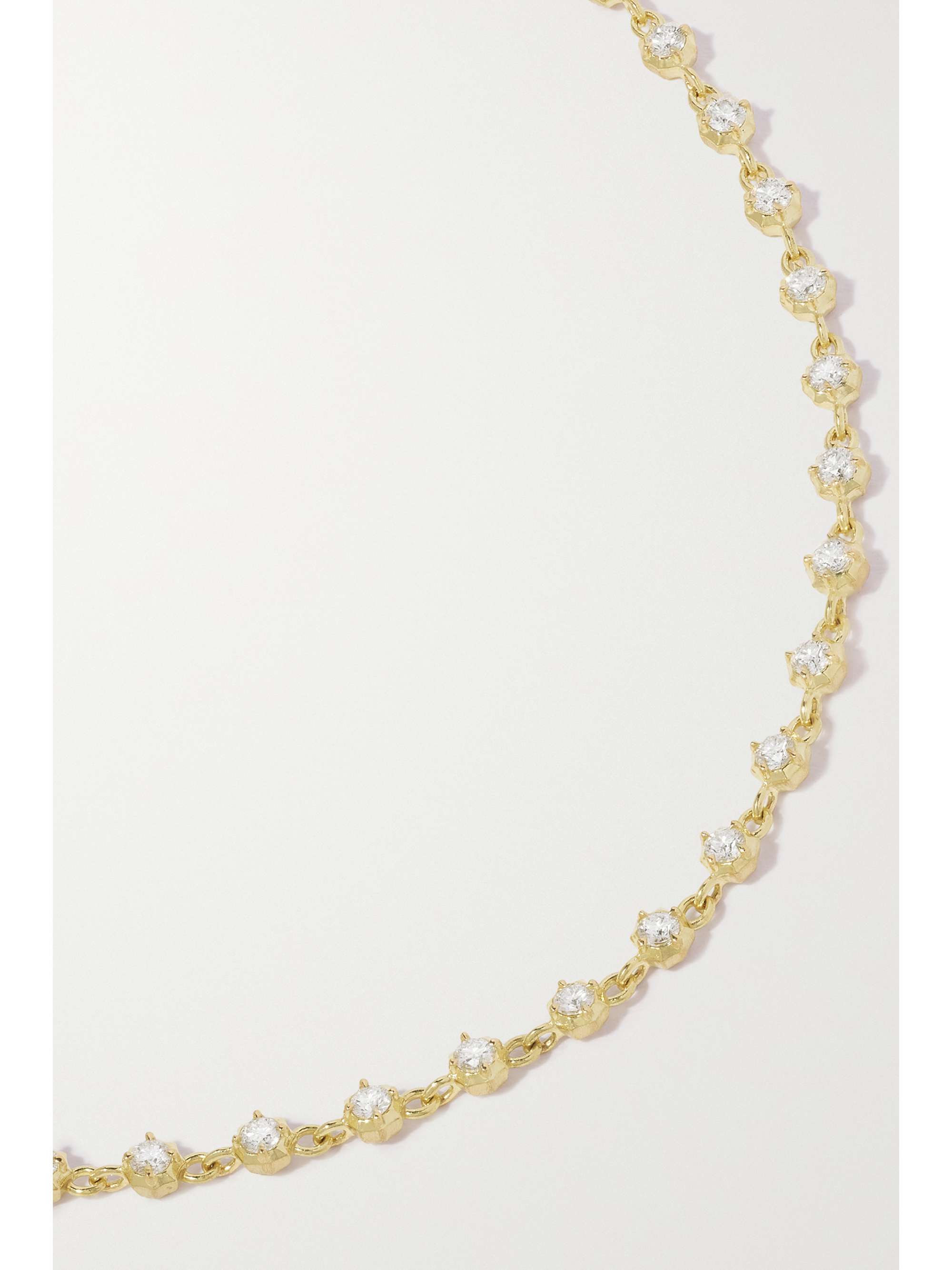 JADE TRAU Small Sophisticate Line Armband aus 18 Karat Gold mit Diamanten