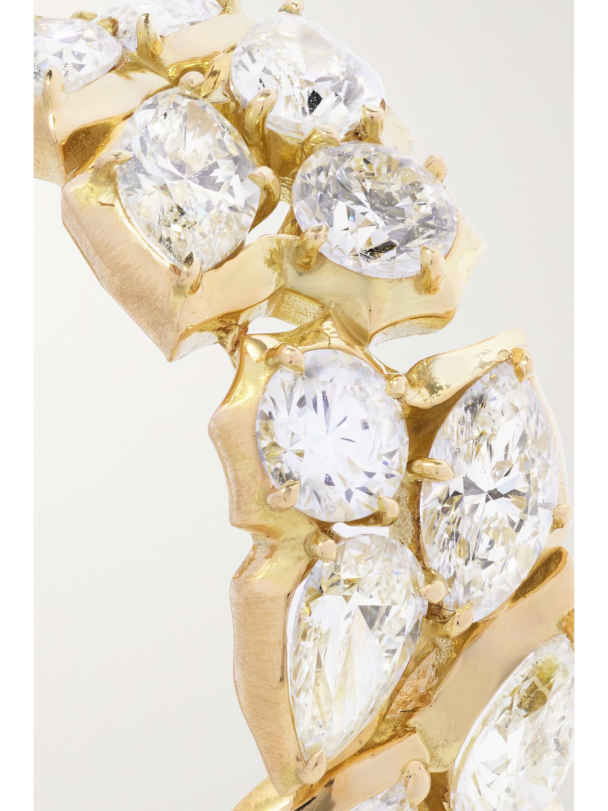 JADE TRAU Poppy 18karat gold diamond eternity ring NETAPORTER