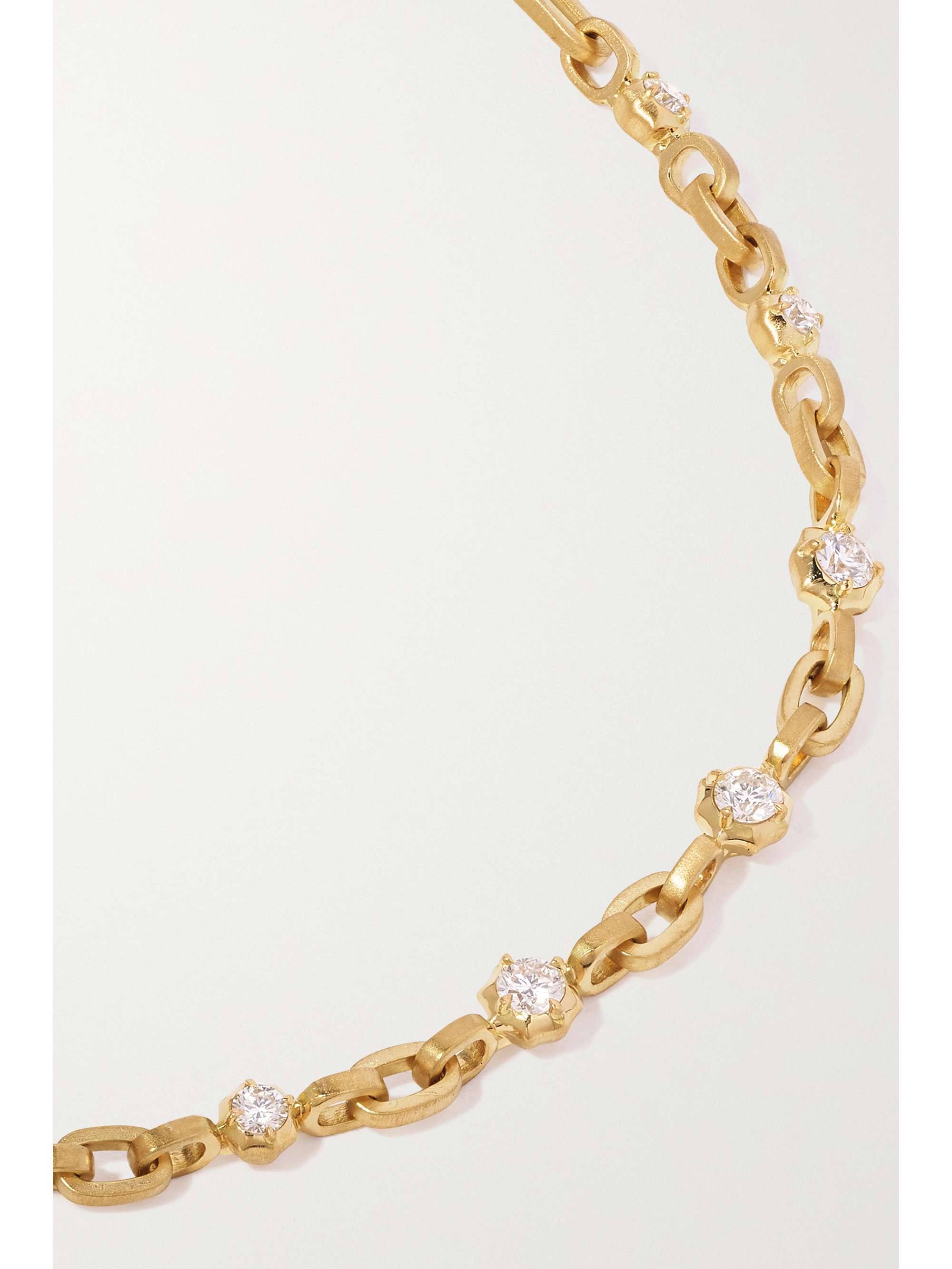 JADE TRAU Pippa Armband aus 18 Karat Gold mit Diamanten