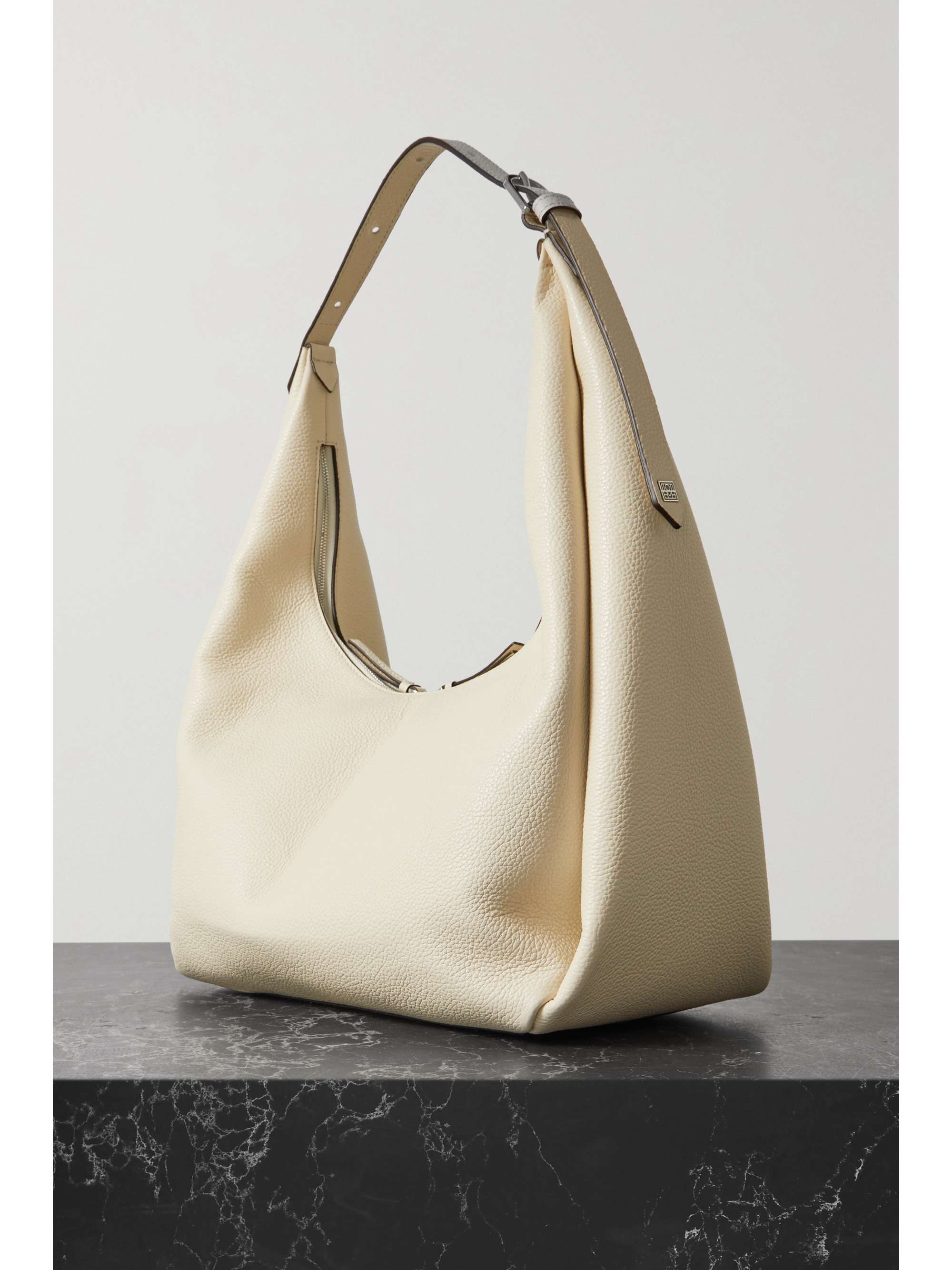 TOTEME Textured-leather tote