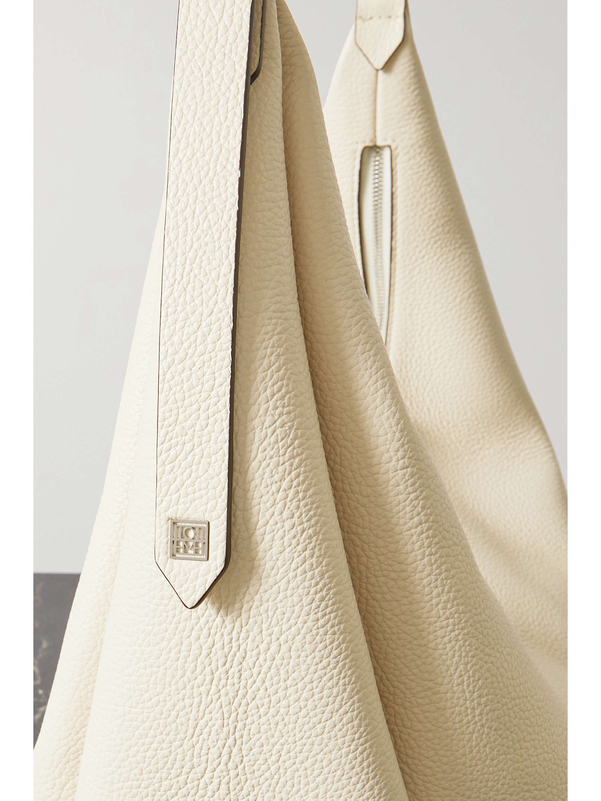 TOTEME Textured-leather tote