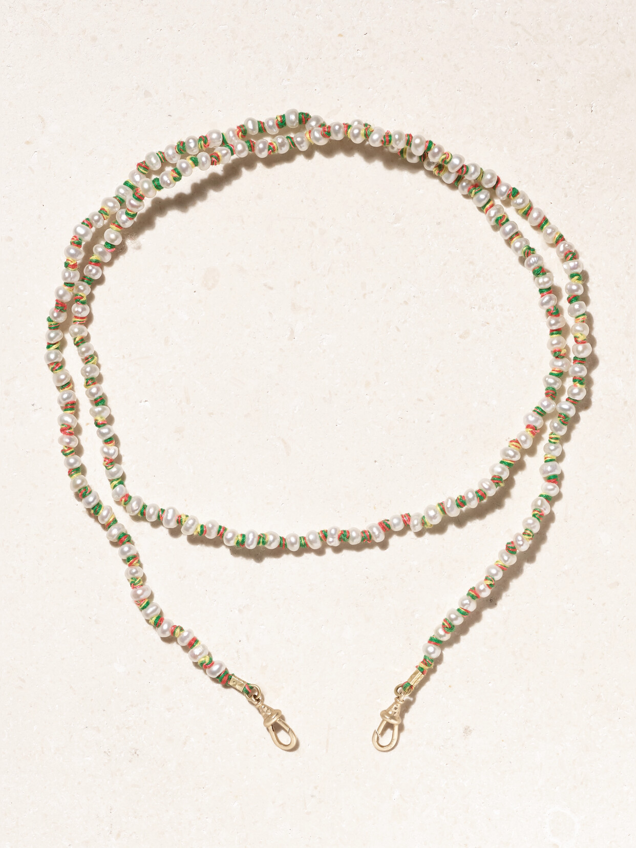 Marie Lichtenberg 9-karat Gold Pearl Necklace