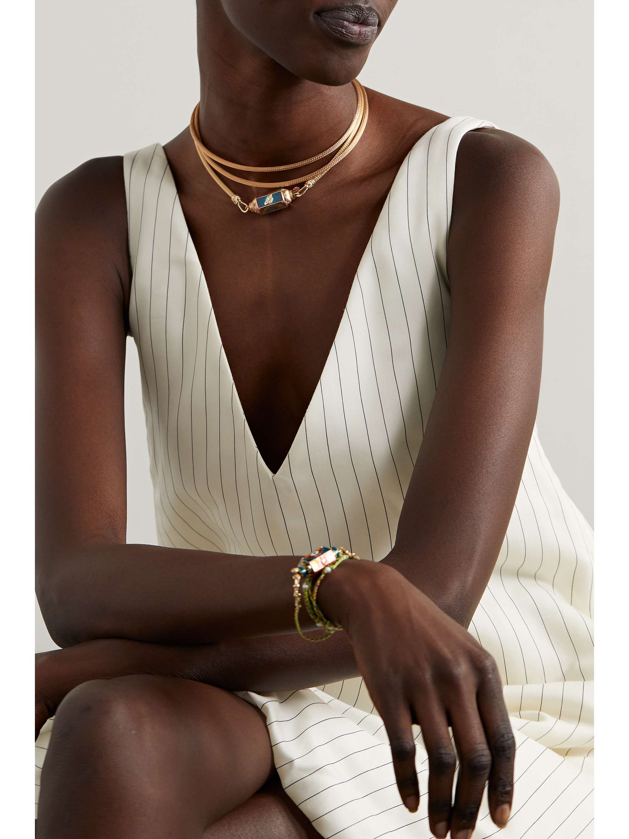MARIE LICHTENBERG 14-karat gold necklace