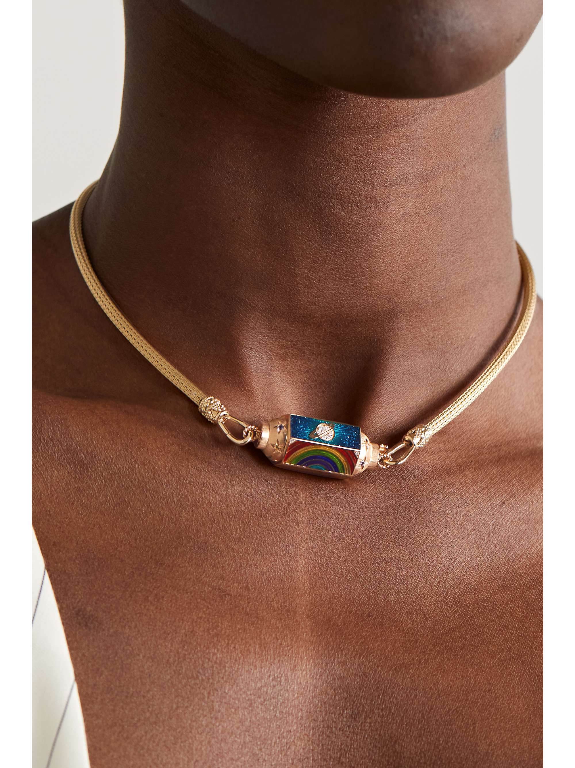 MARIE LICHTENBERG 14-karat gold necklace