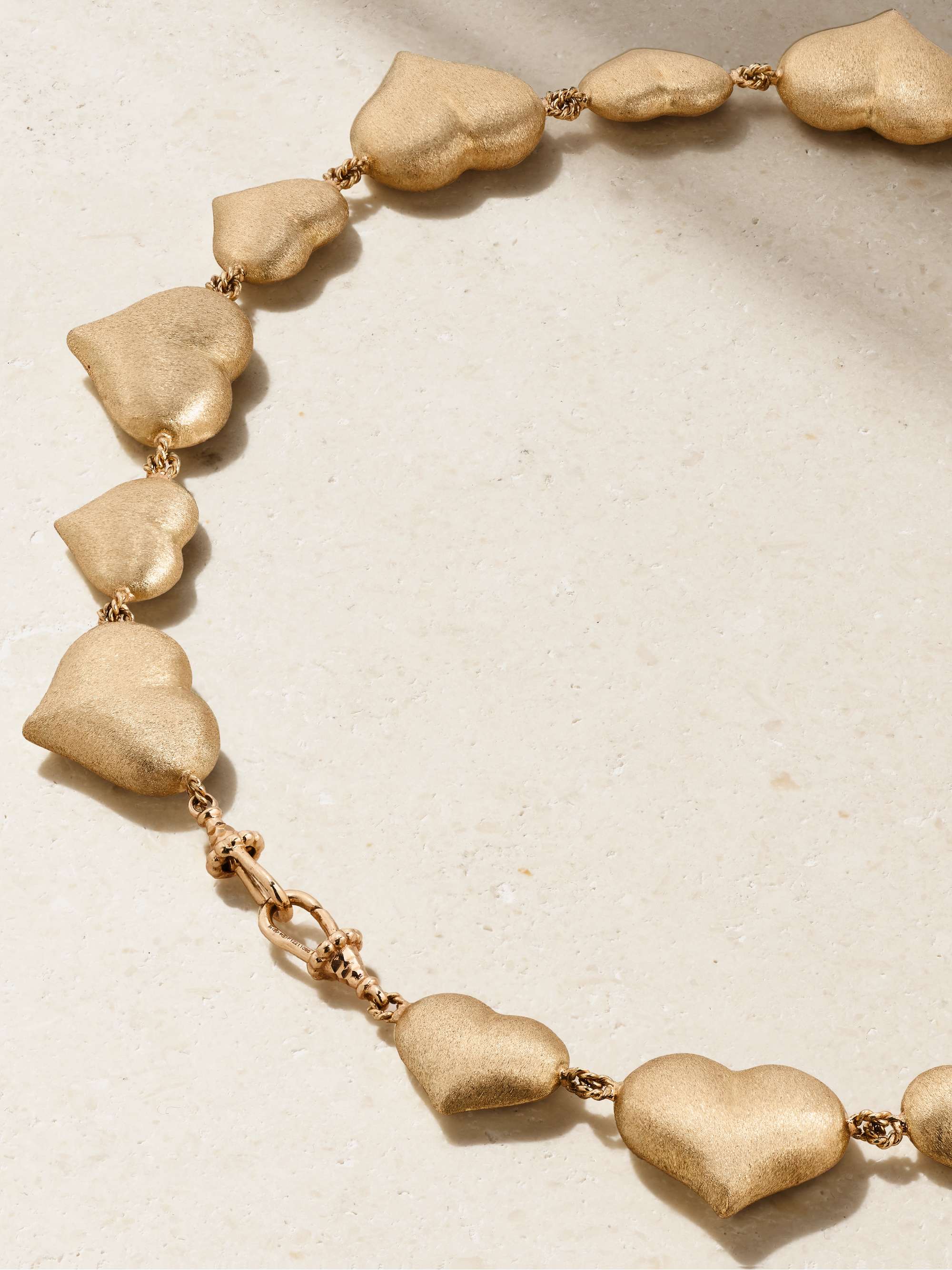 MARIE LICHTENBERG Heart Coco Kette aus 14 Karat Gold