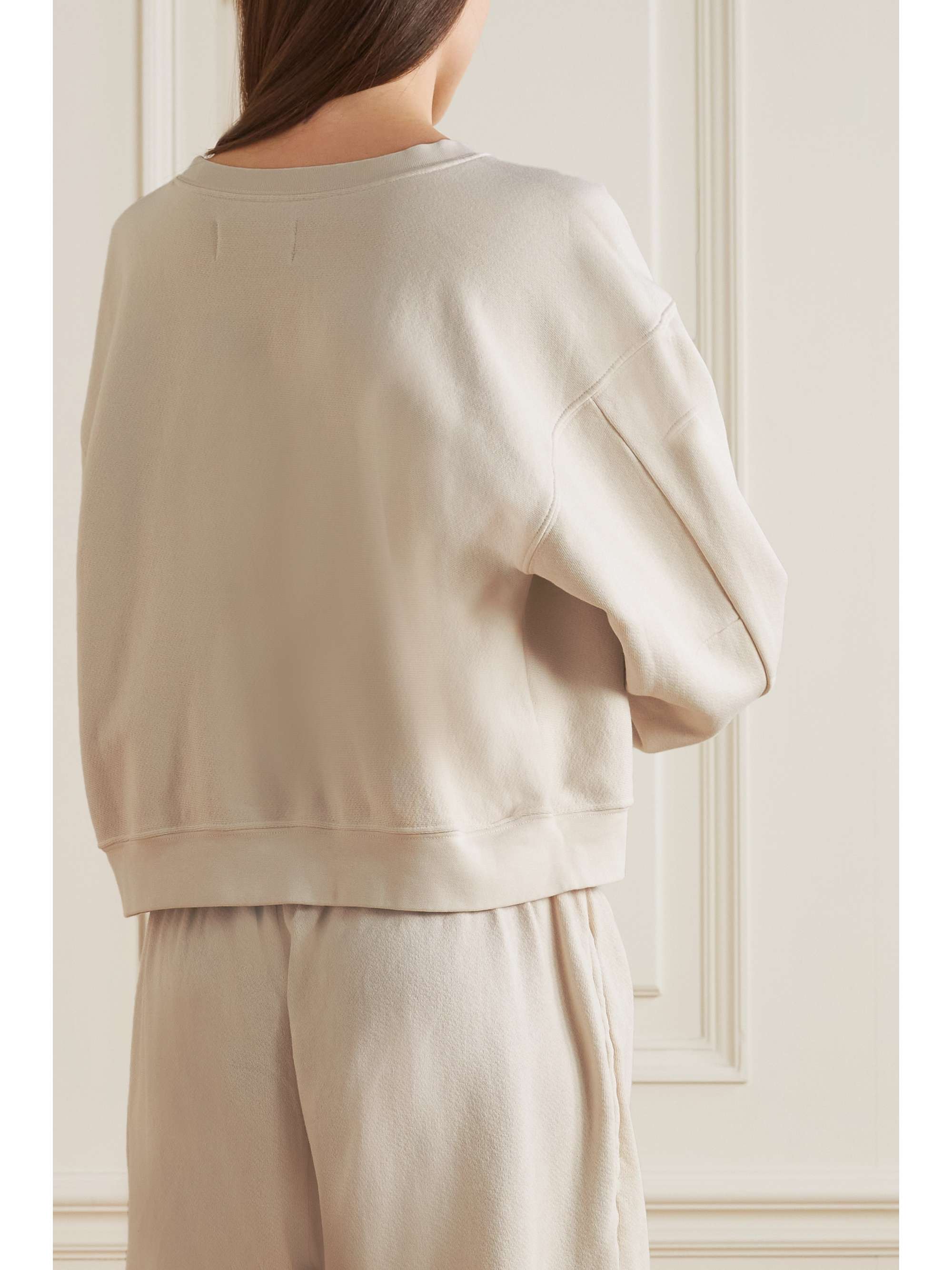 LES TIEN Cotton-jersey sweatshirt