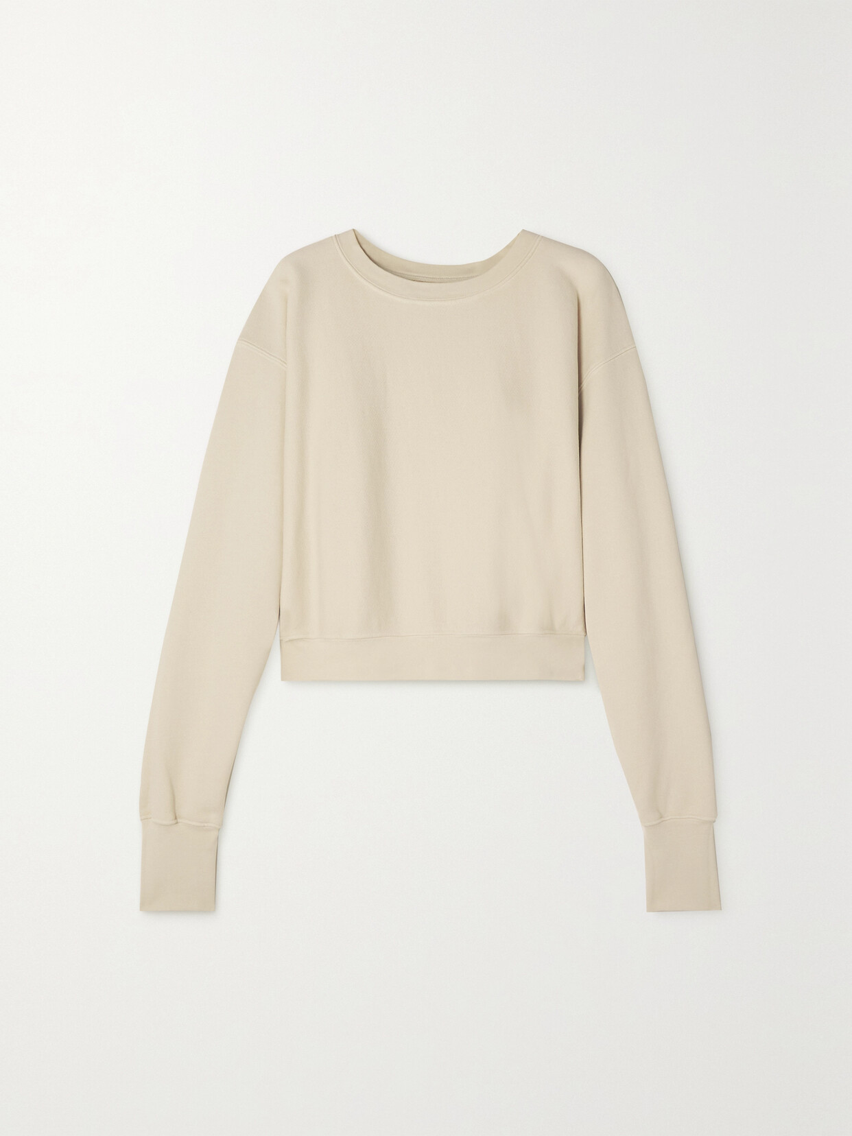 Les Tien Cotton-jersey Sweatshirt - Ivory