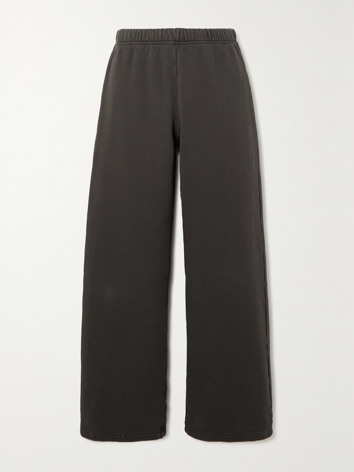 Les Tien - Cotton-jersey Straight-leg Track Pants - Black