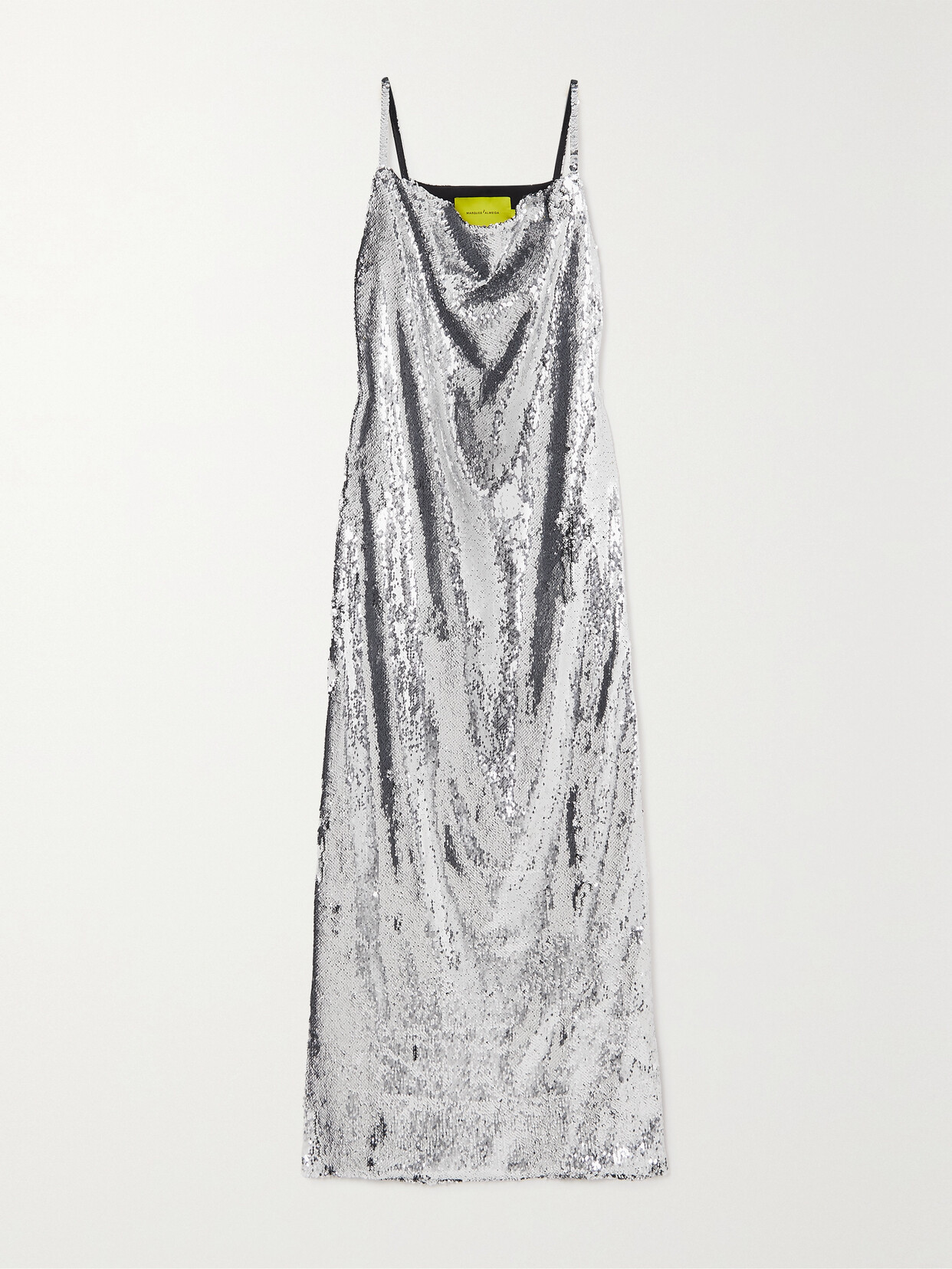 Marques'Almeida Sequined Tulle Maxi Dress