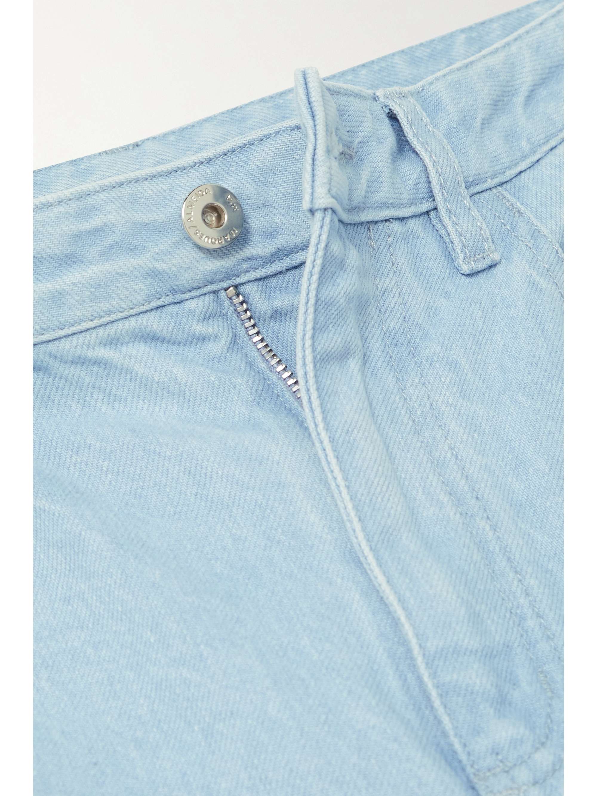 MARQUES' ALMEIDA Eyelet-embellished wide-leg jeans