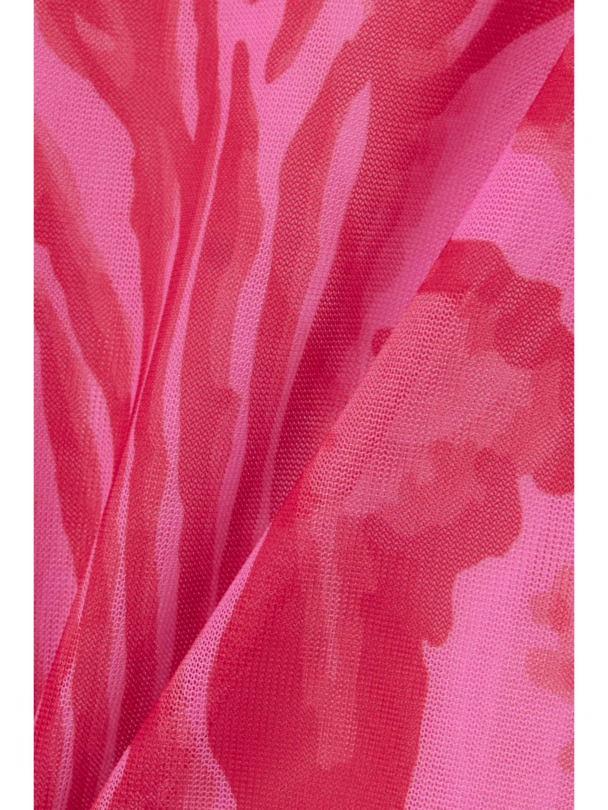 MARQUES' ALMEIDA Printed stretch recycled-mesh top