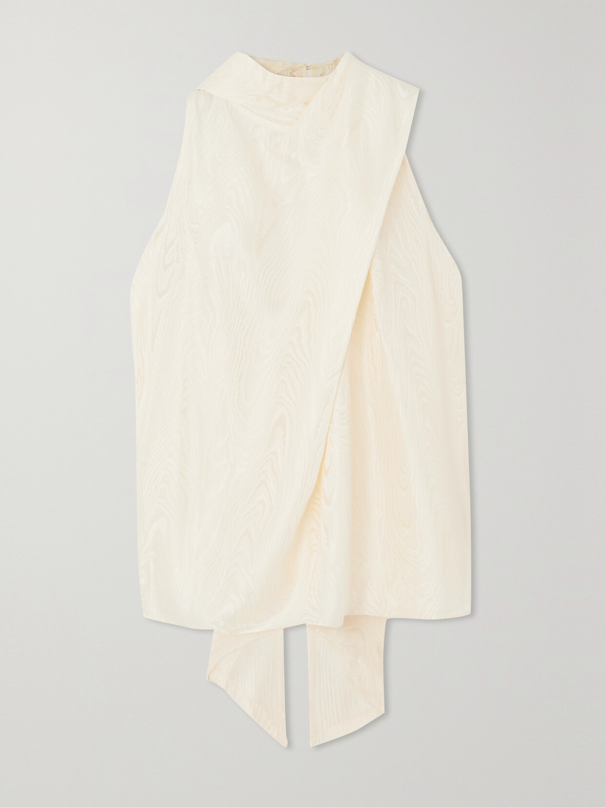 Marques'Almeida Draped Satin Blouse - Neutrals