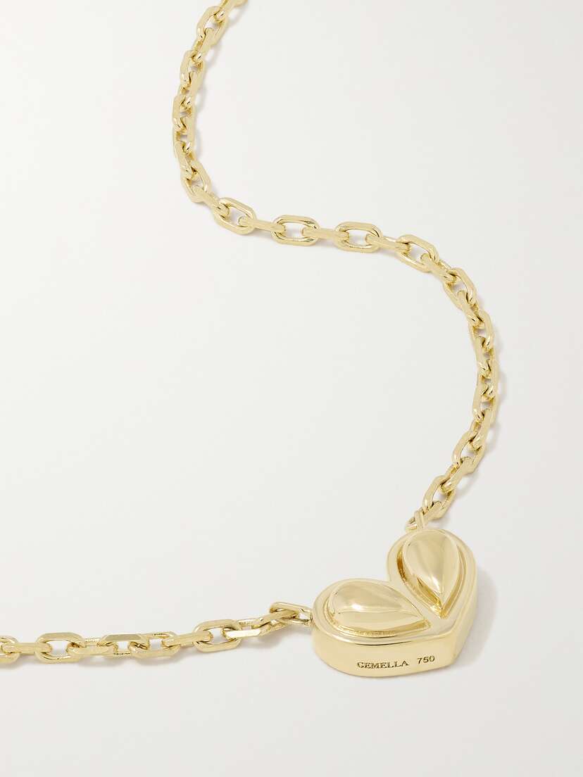 Gemella Sweetheart 18-karat Gold Necklace
