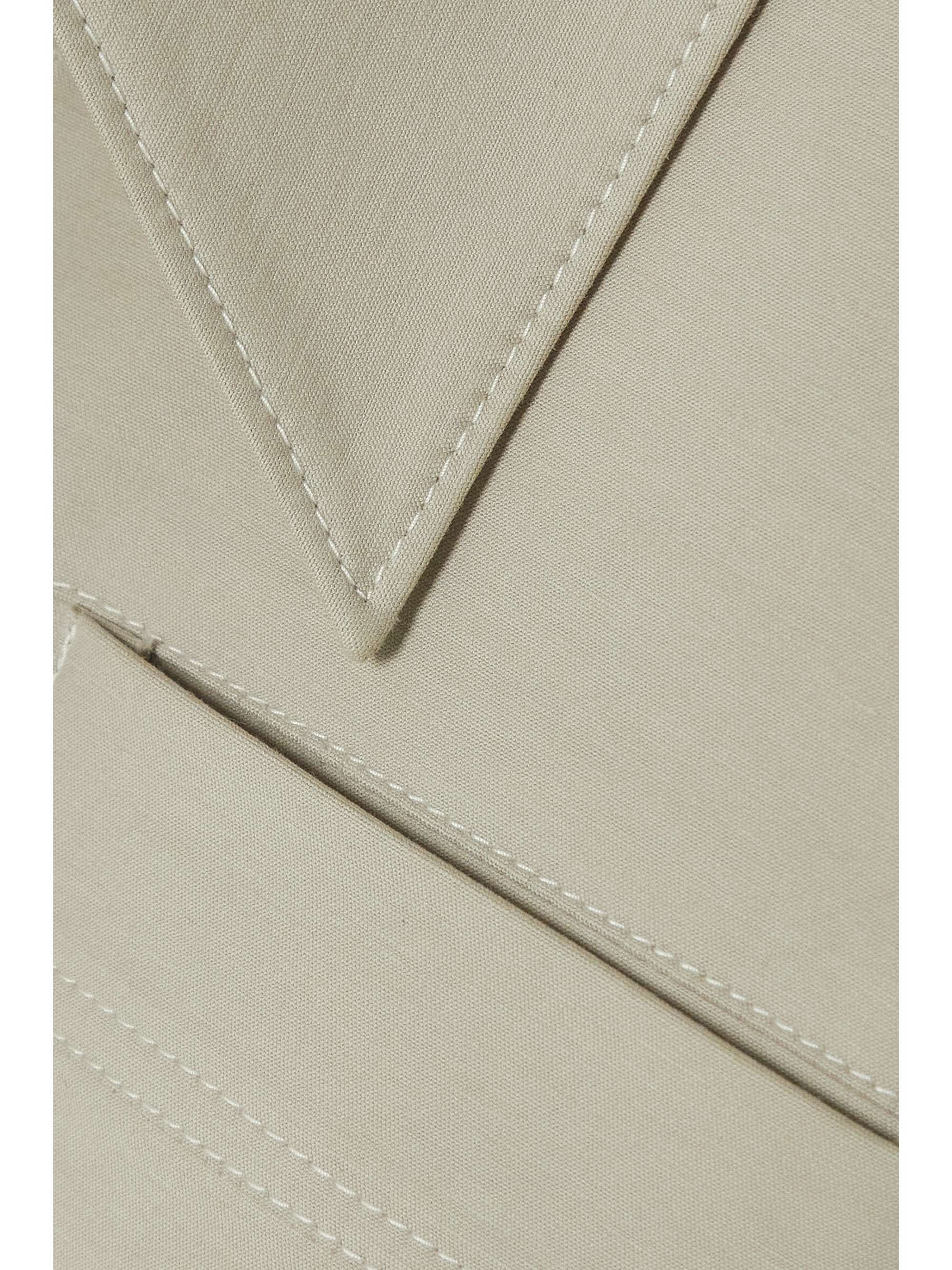 LVIR Topstitched cotton-blend jacket