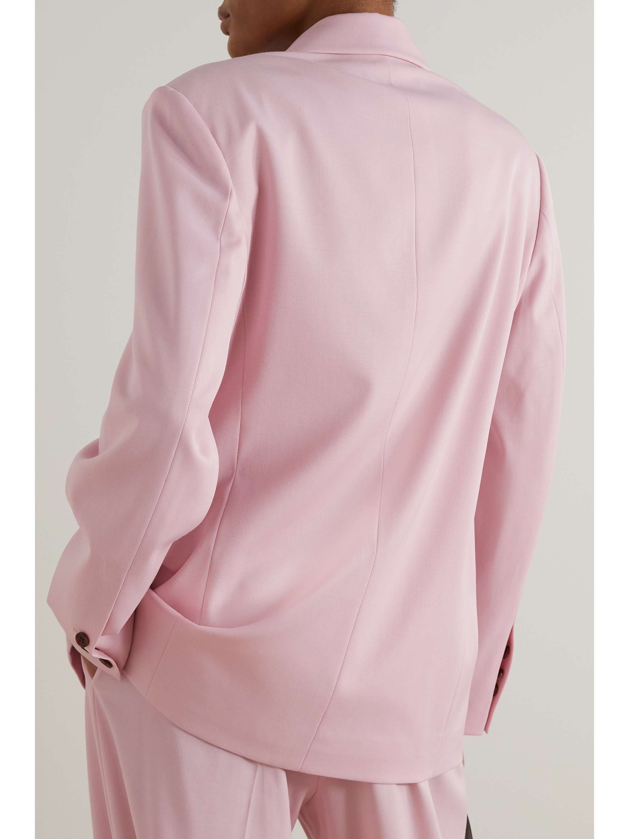 LVIR Oversized double-breasted twill blazer