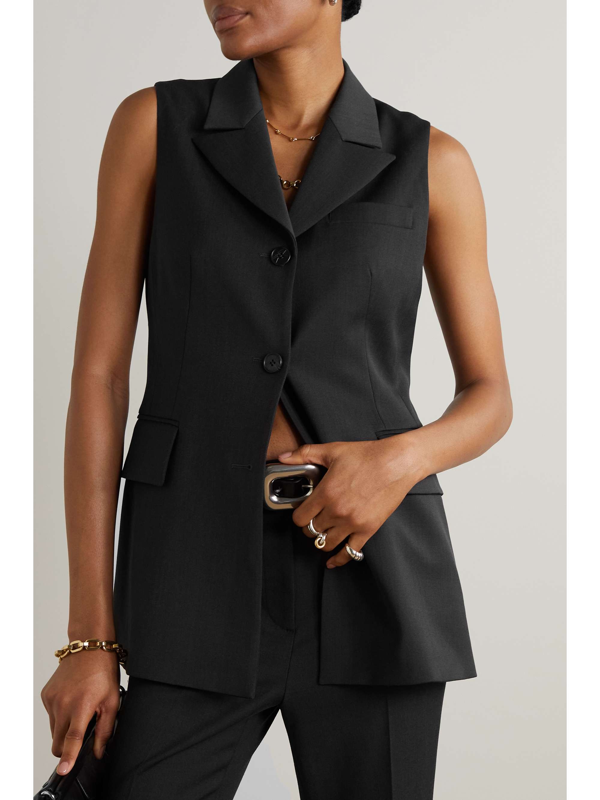 LVIR Convertible gabardine blazer