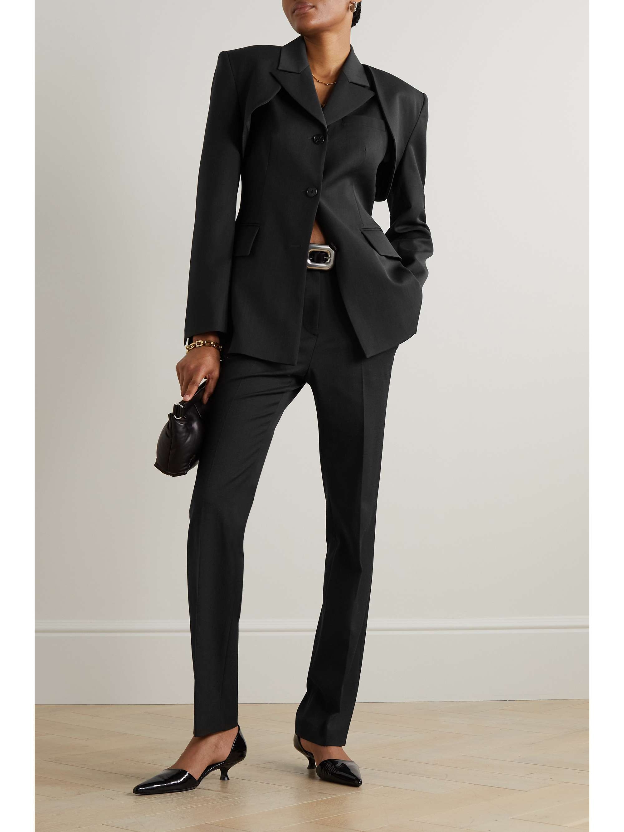 LVIR Convertible gabardine blazer