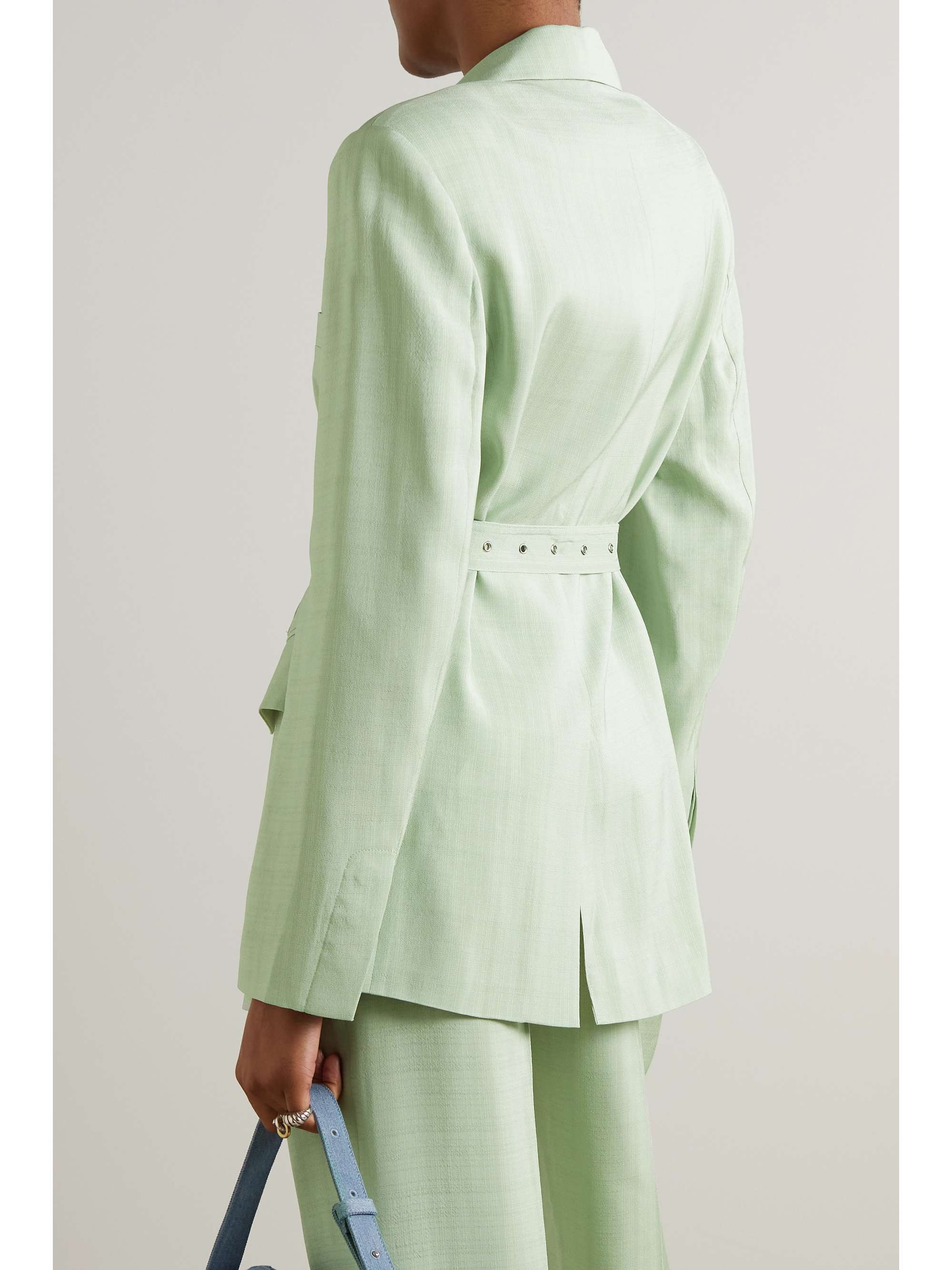 LVIR Blazer in tessuto con cintura