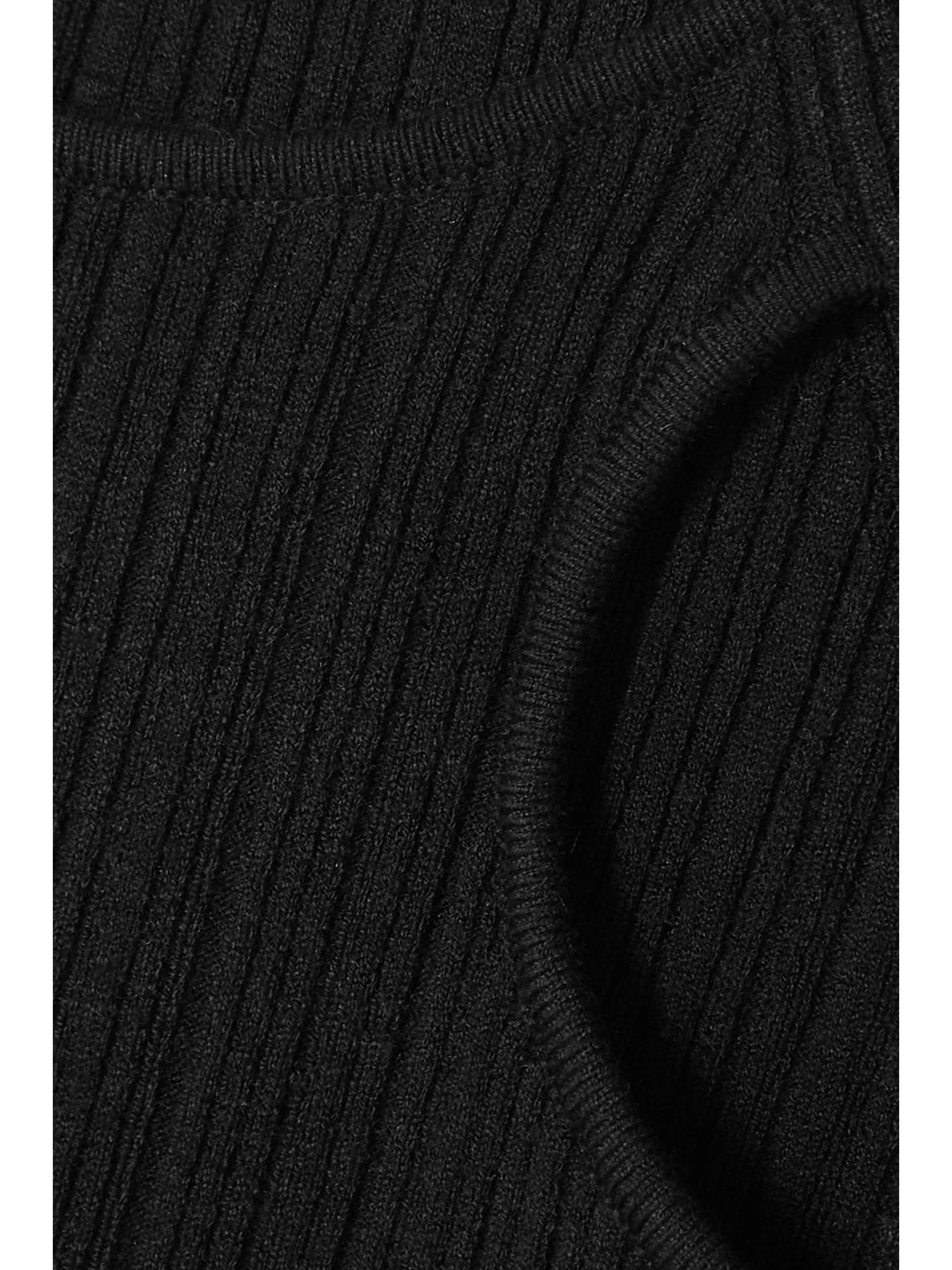 LVIR Cutout ribbed-knit top