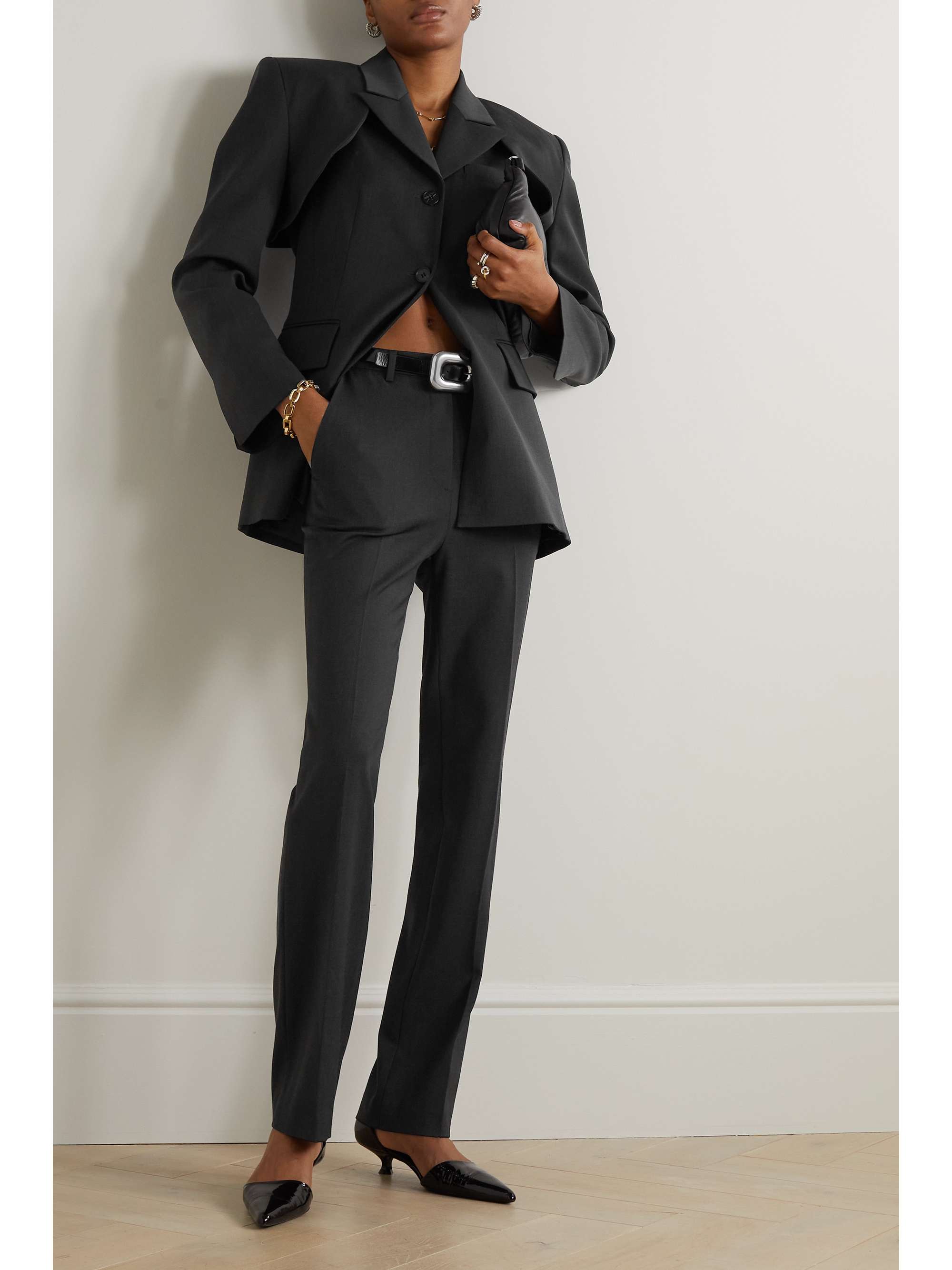 LVIR Woven slim-leg pants