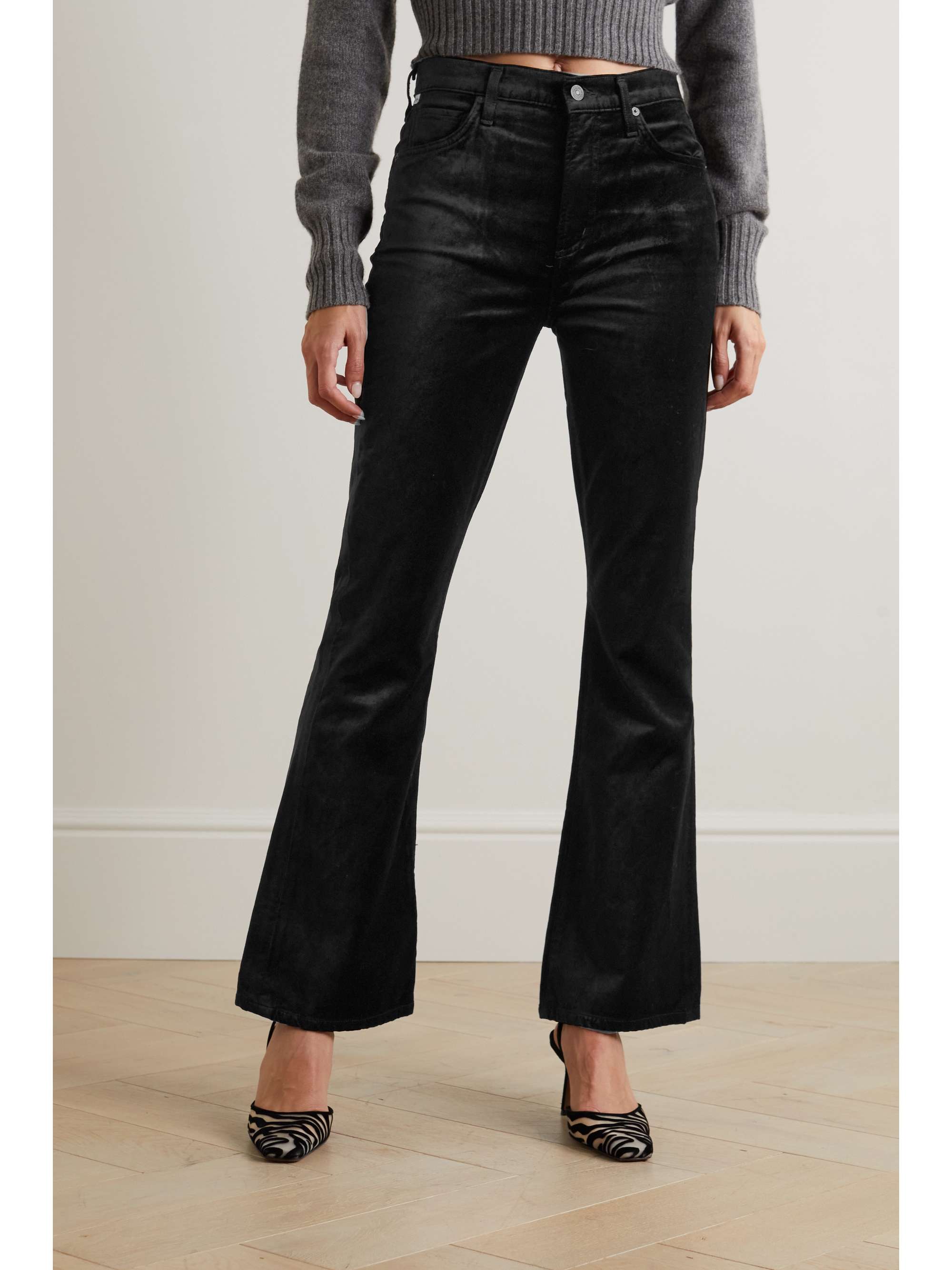 CITIZENS OF HUMANITY Lilah velvet flared pants