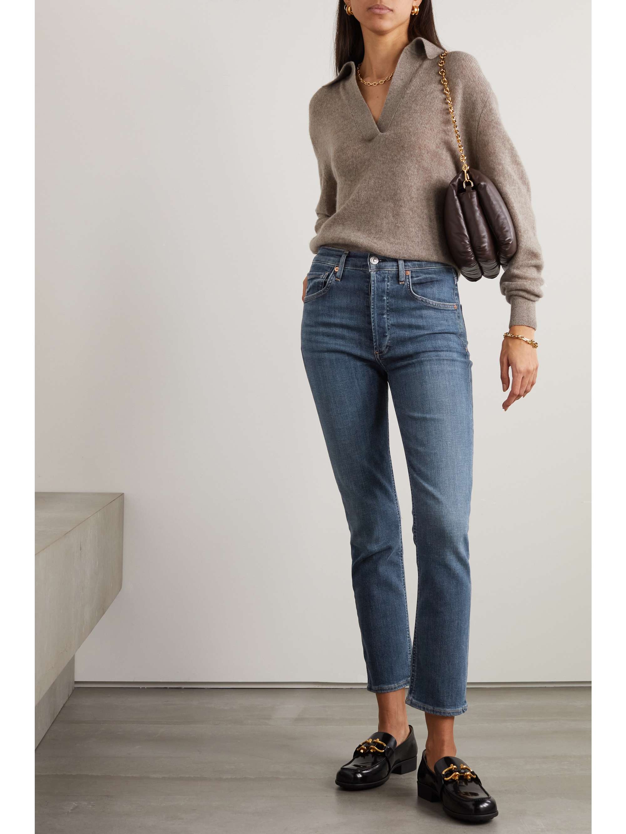 CITIZENS OF HUMANITY Jolene high-rise straight-leg jeans | NET-A-PORTER