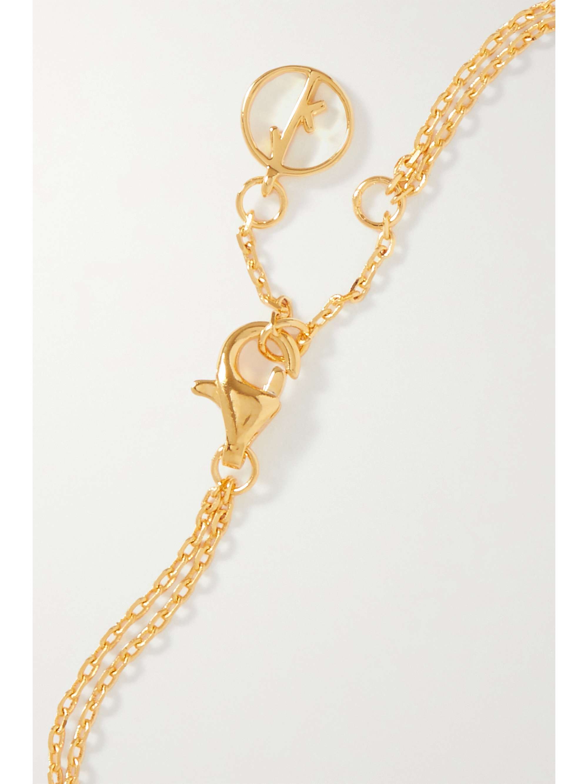 ANISSA KERMICHE Bra-celet gold-plated bracelet