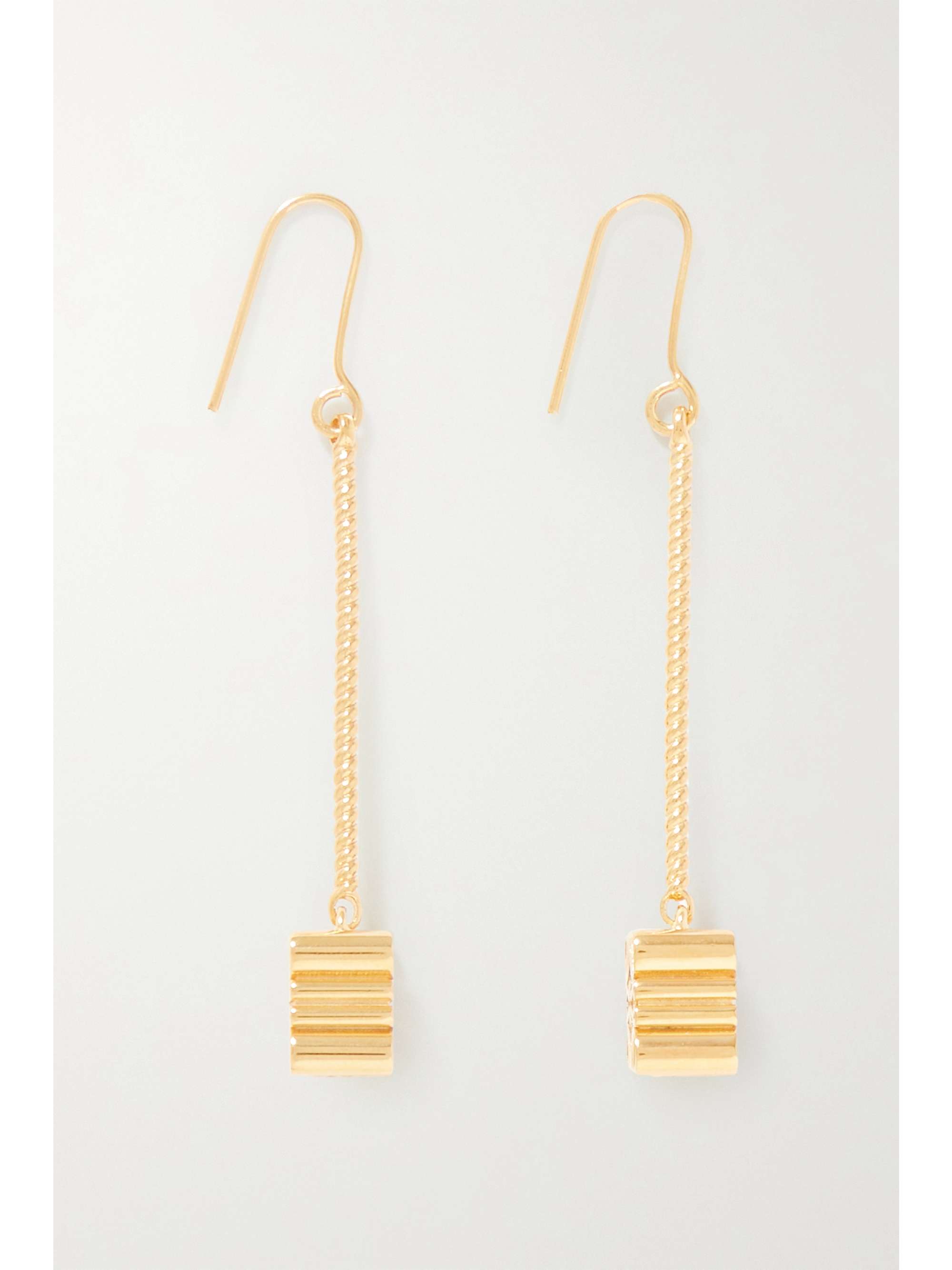 LOEWE Anagram gold-plated earrings