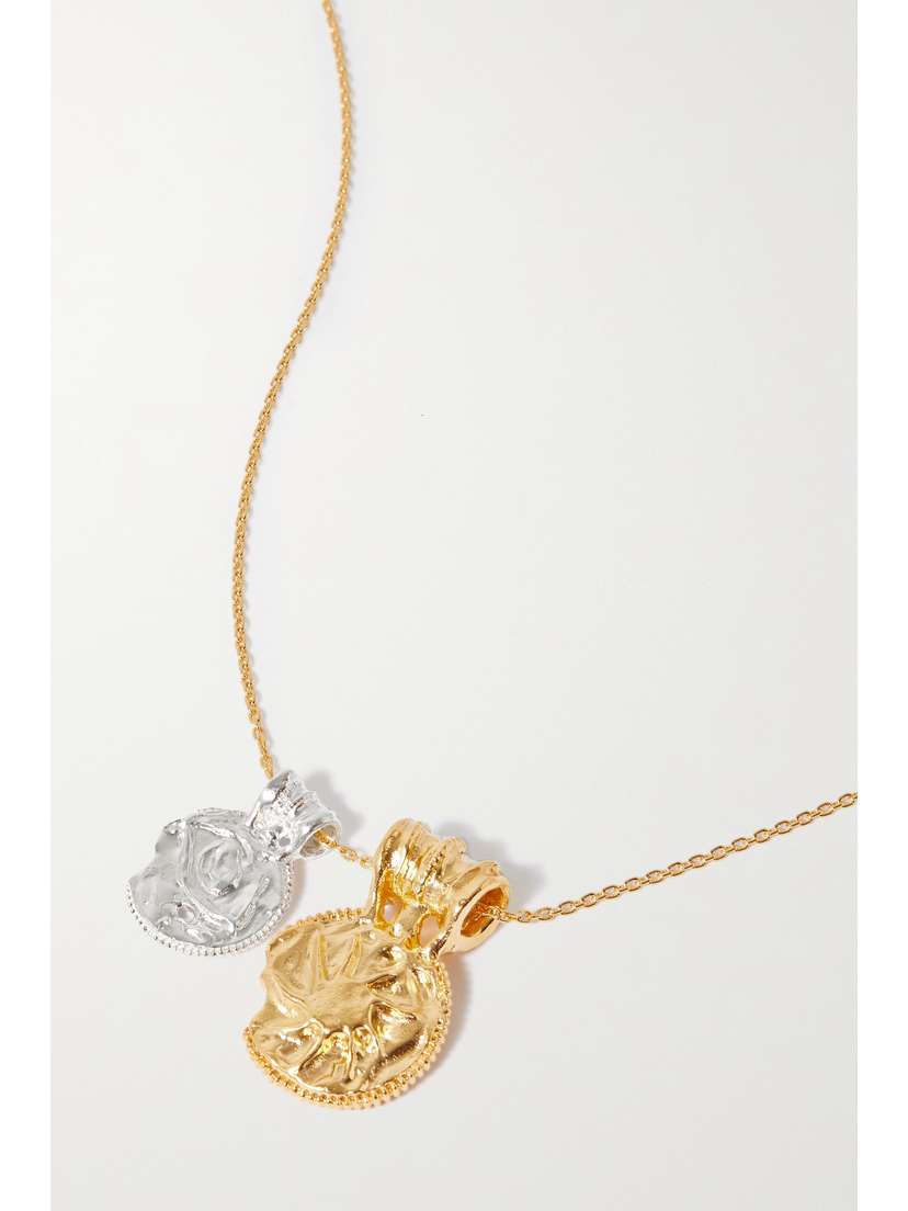 Alighieri + Net Sustain The Illuminated Horizon Recycled-silver And -plated Necklace - One size