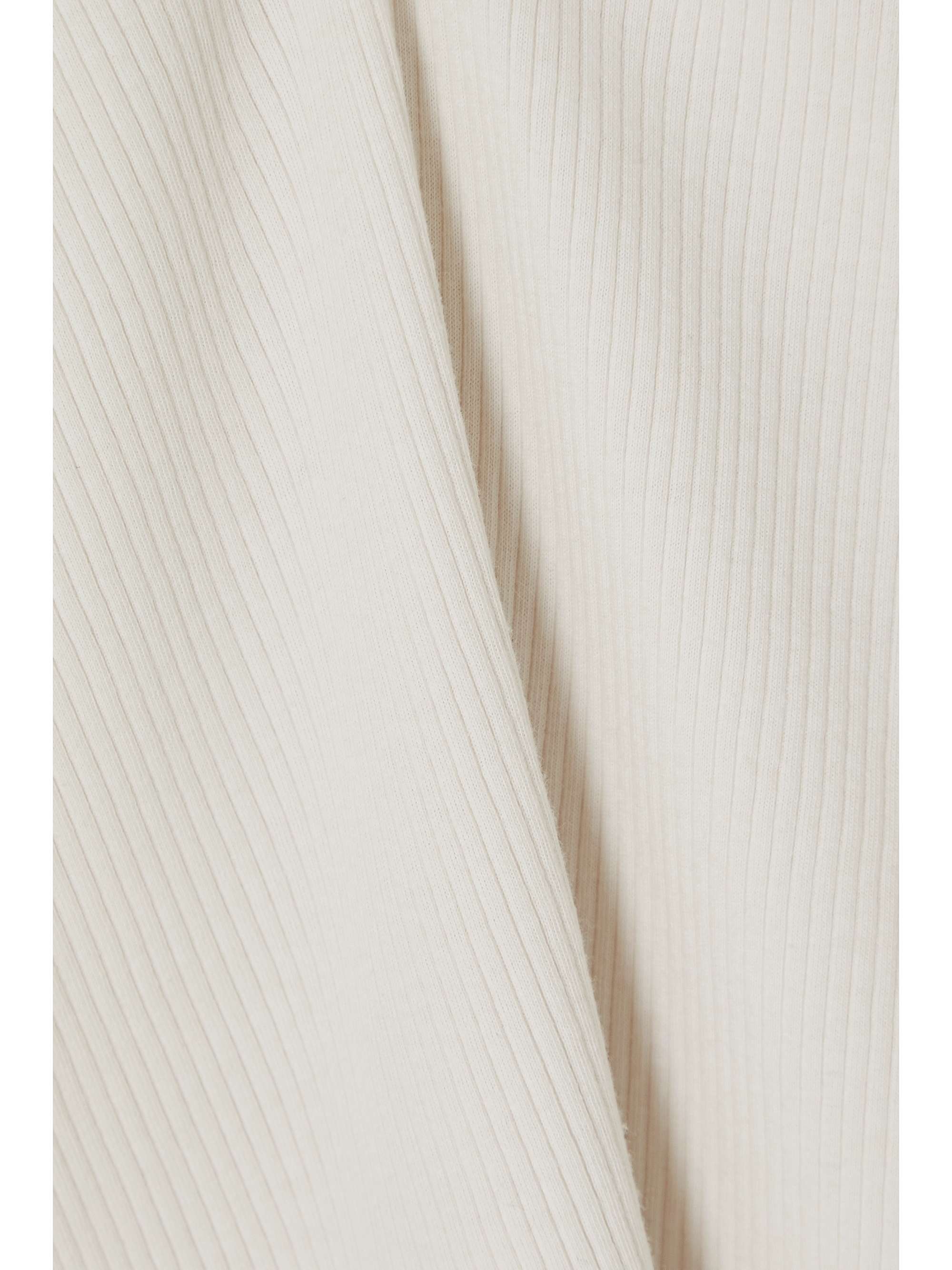 JAMES PERSE Ribbed mélange cotton-blend top