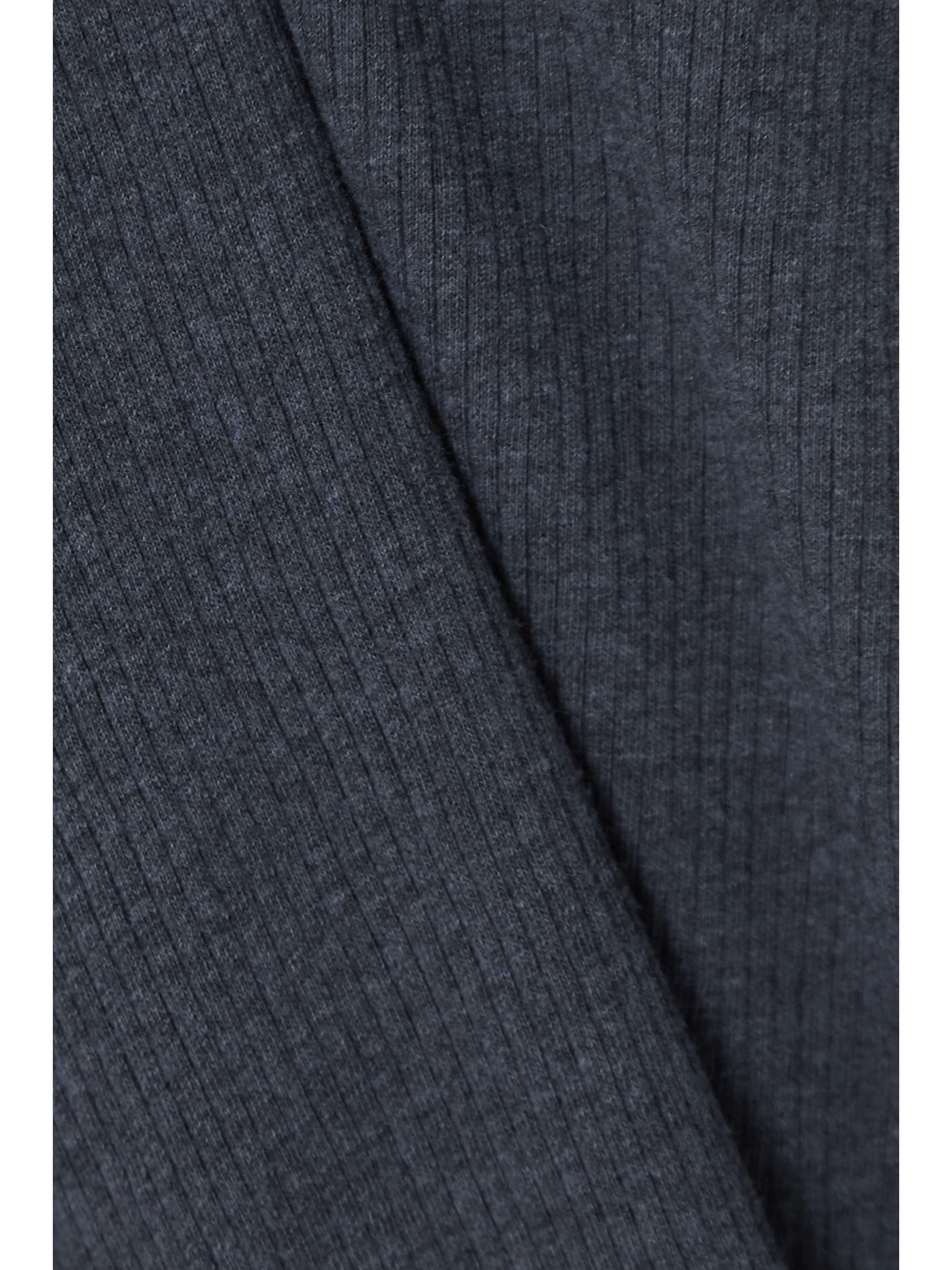 JAMES PERSE Ribbed mélange cotton-blend top