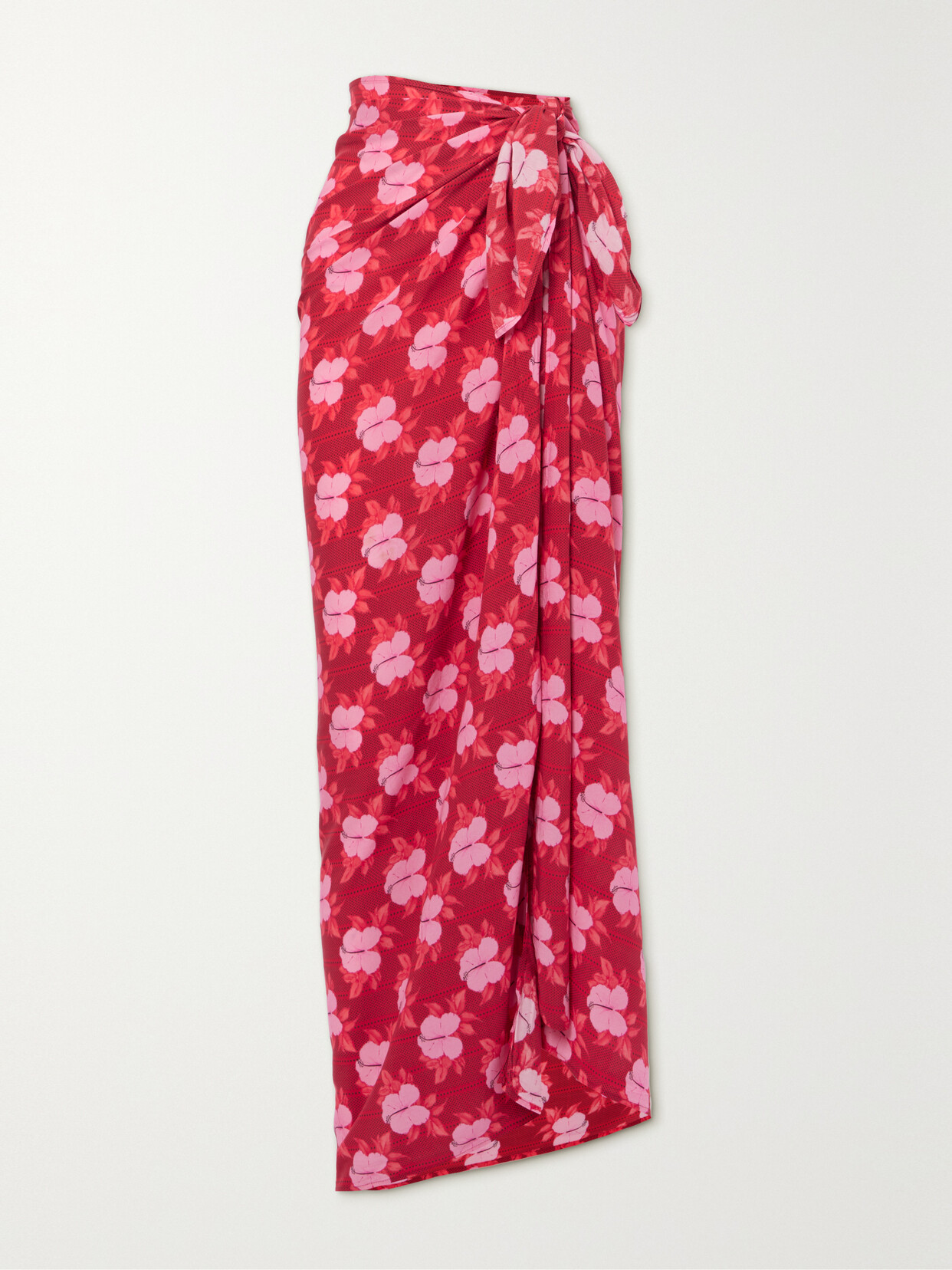 FISCH Turismo Floral-print Voile Pareo