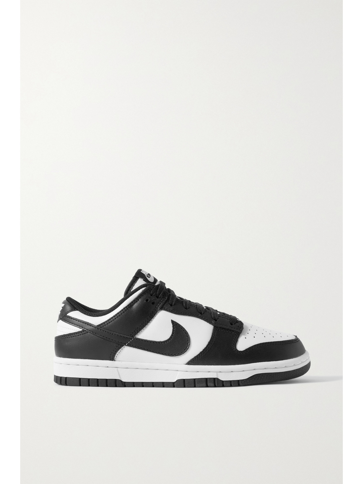 Nike Dunk Low Retro Leather Sneakers - Black