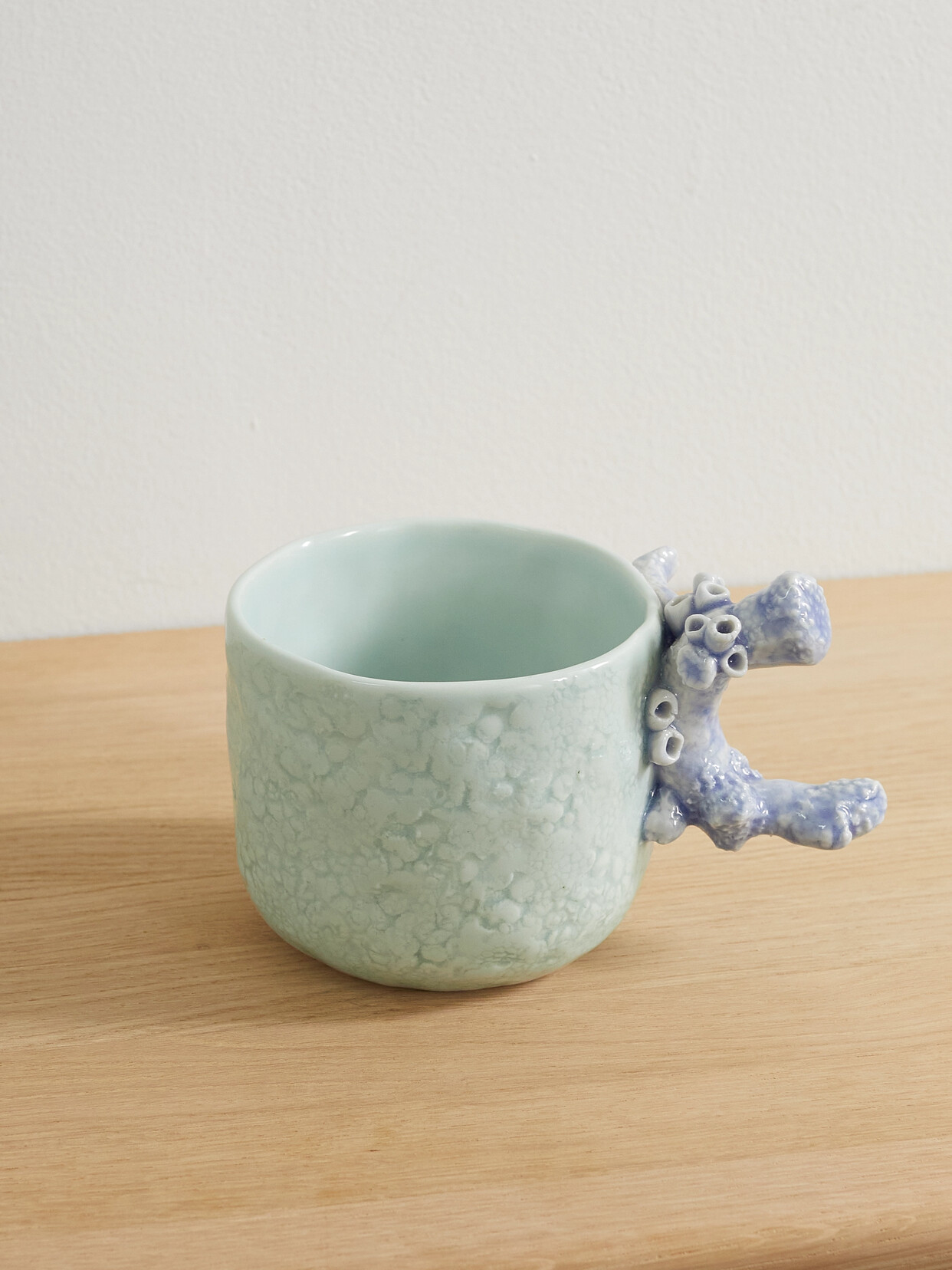 Marloe Marloe - + Net Sustain Coral Glazed Ceramic Mug - Blue