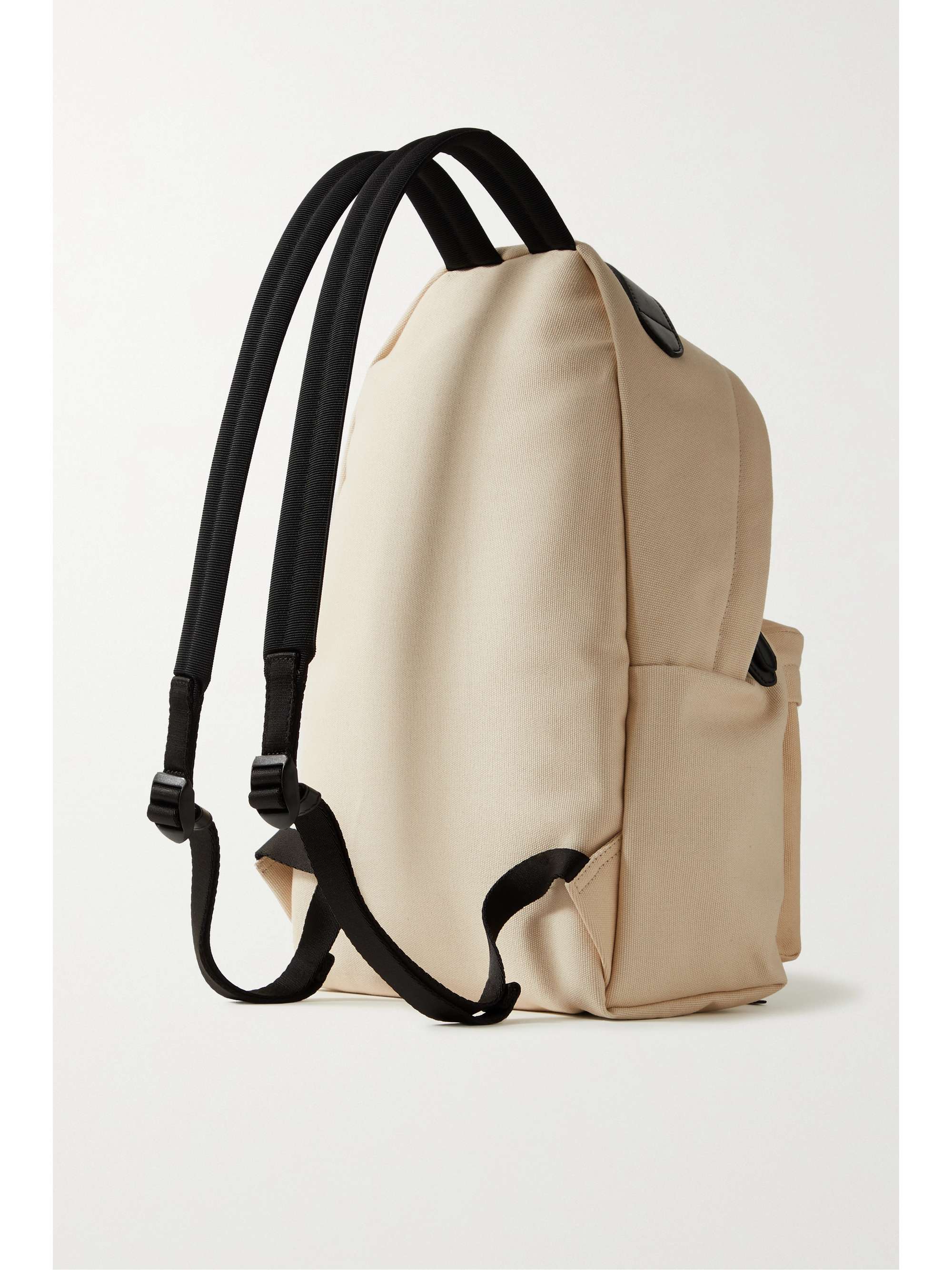 STELLA MCCARTNEY + Yoshitomo Nara leather-trimmed printed canvas backpack