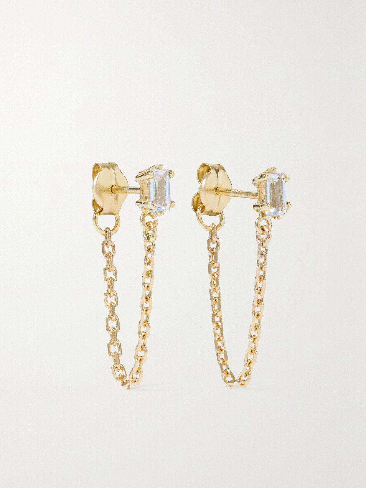 STONE AND STRAND - 10-karat Gold Topaz Earrings - One size