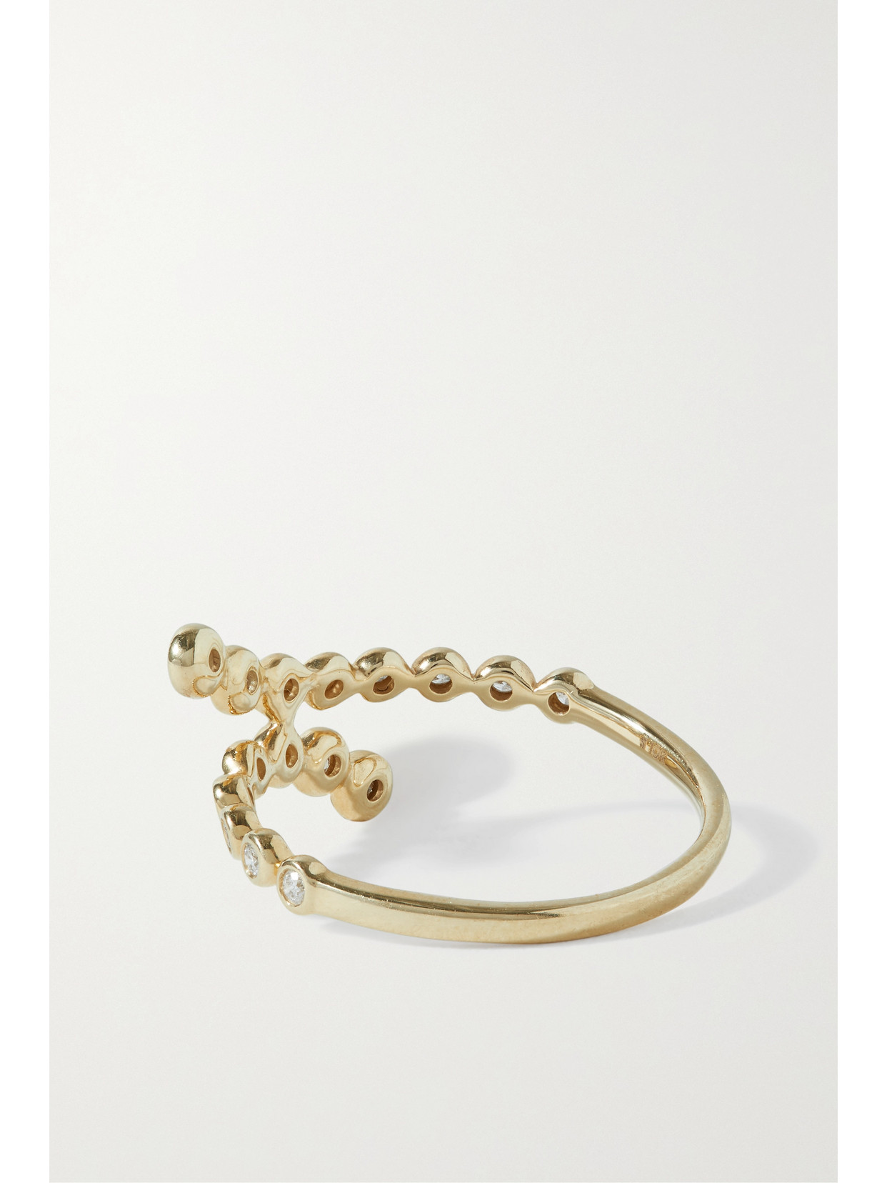 Stone And Strand 10-karat Gold Diamond Ring In Gold